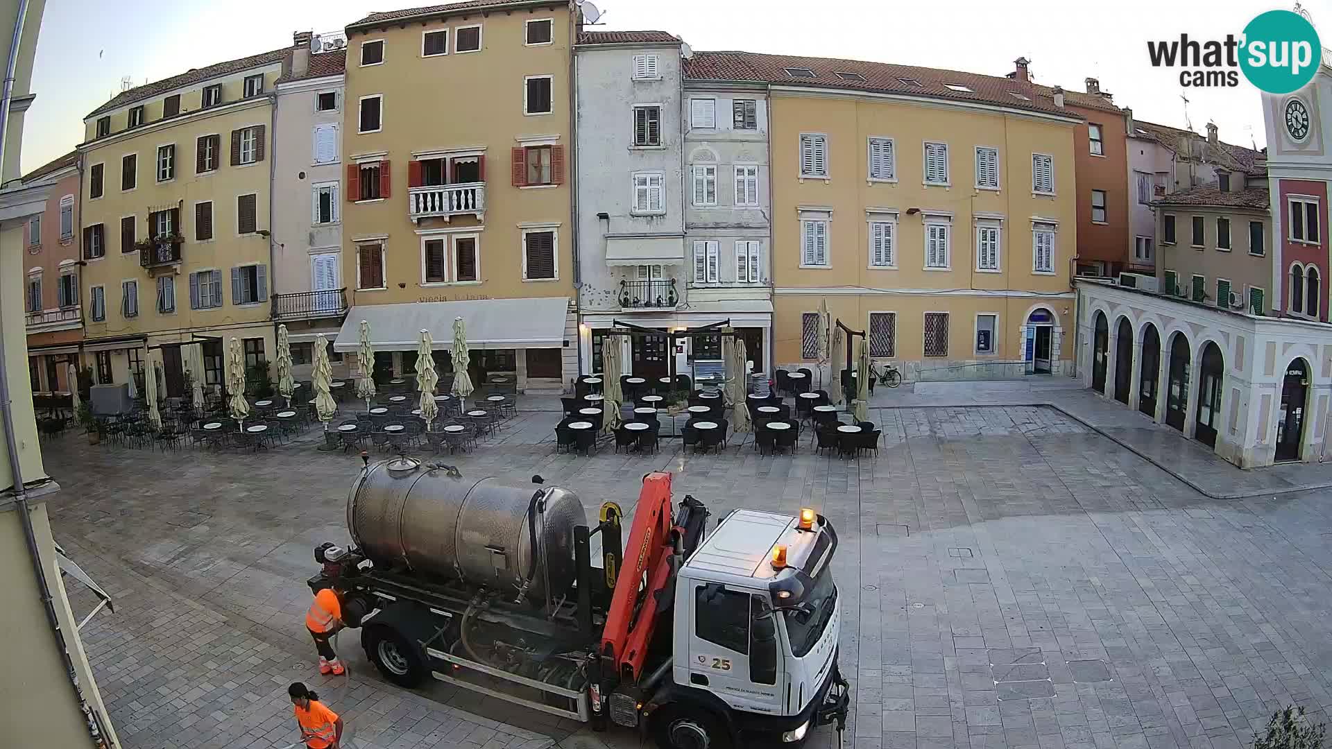 Webcam Rovinj Zentrum – Hauptplatz in Echtzeit