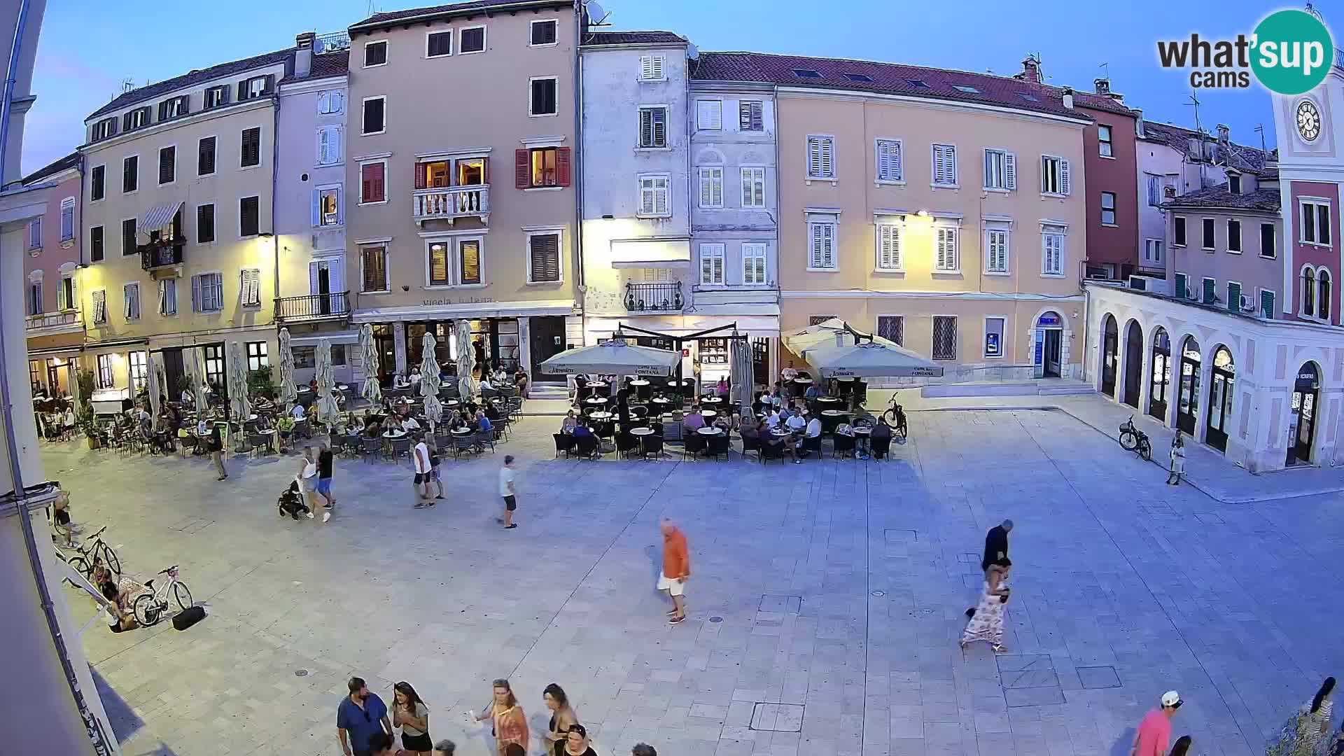 Webcam Rovinj Zentrum – Hauptplatz in Echtzeit