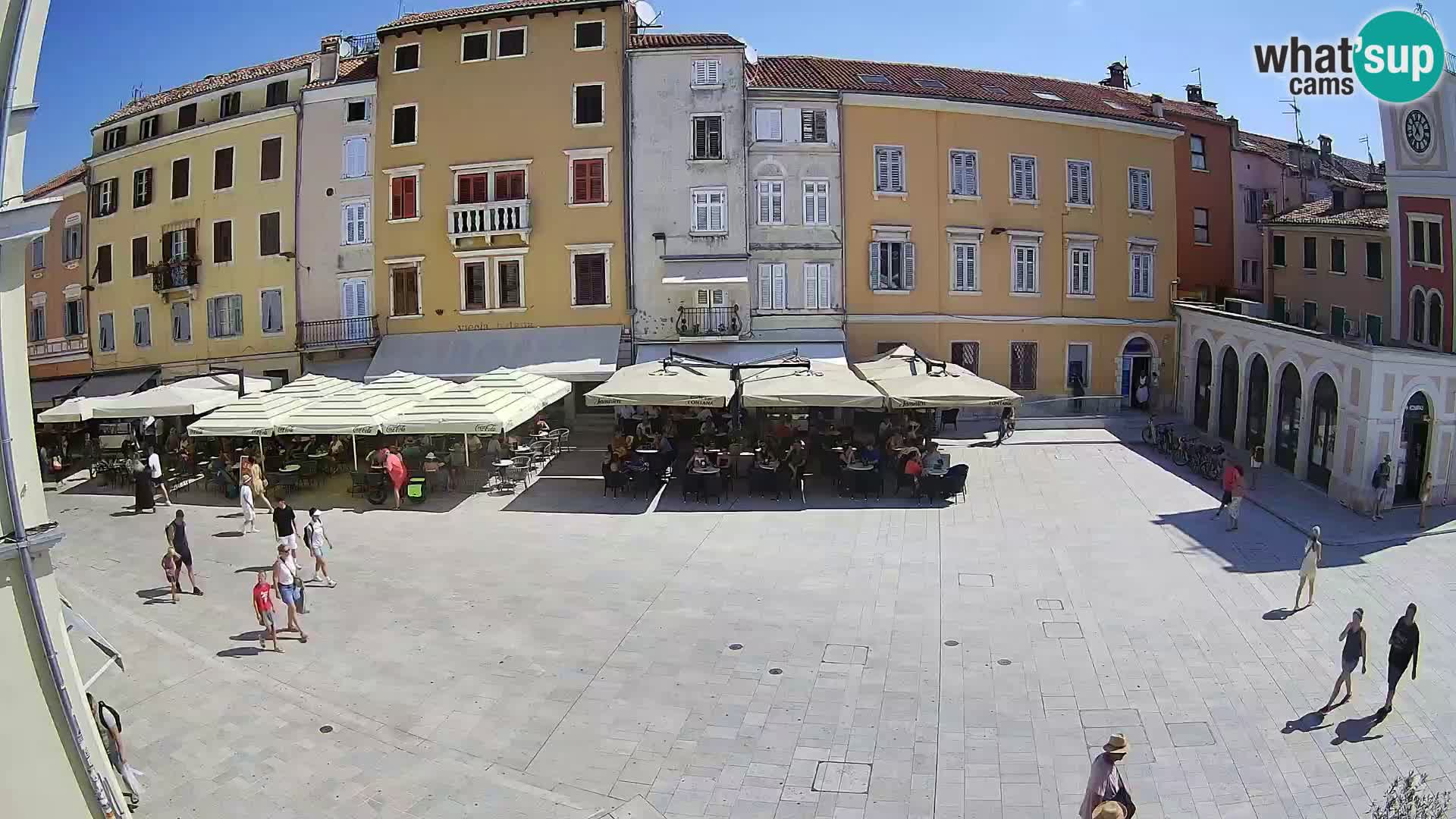 Webcam Rovinj Center – Plaza Principal