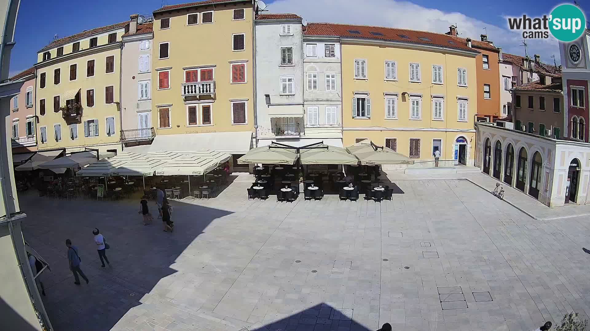 Webcam Rovinj Zentrum – Hauptplatz in Echtzeit