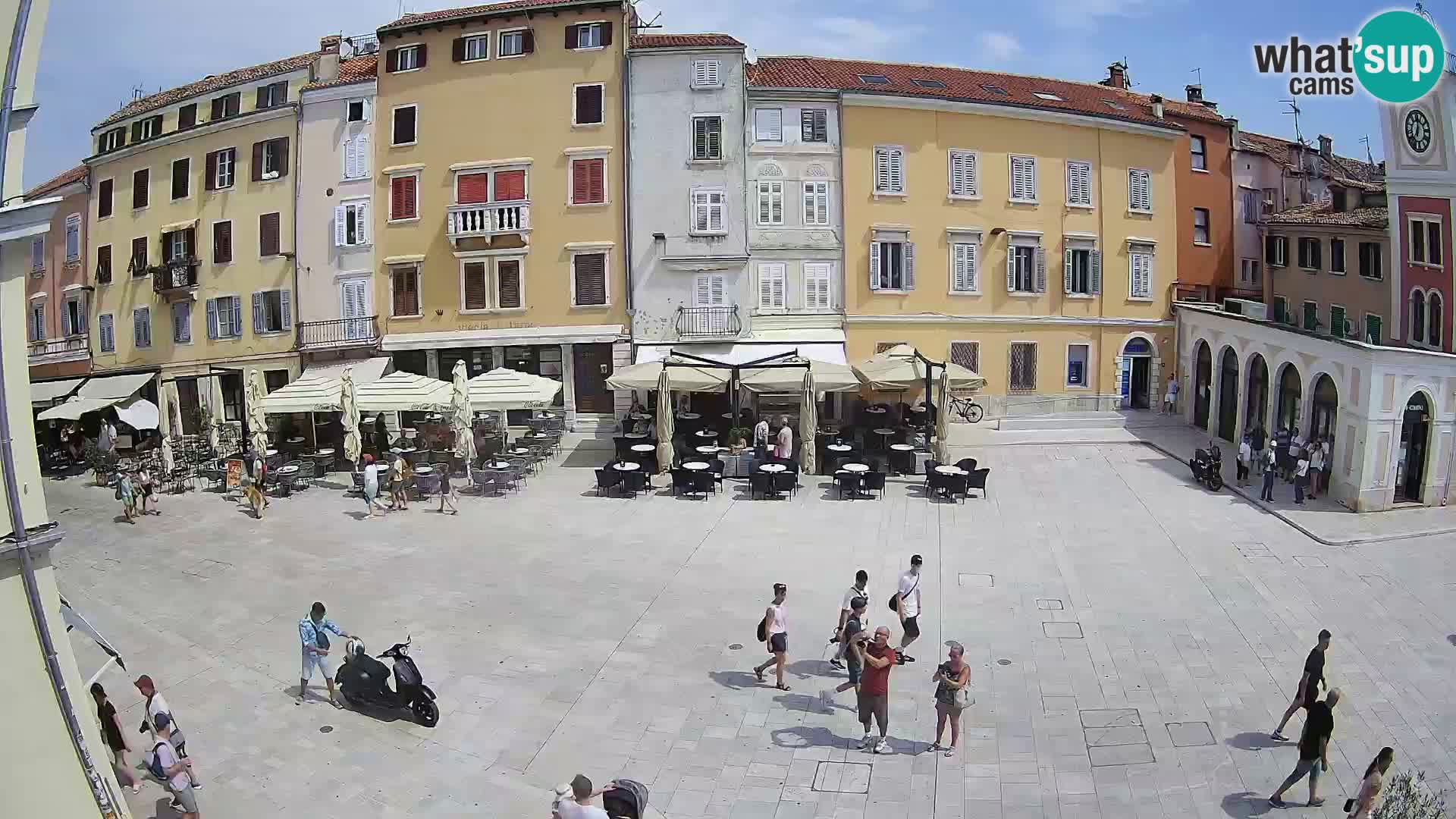 Webcam Rovinj Zentrum – Hauptplatz in Echtzeit