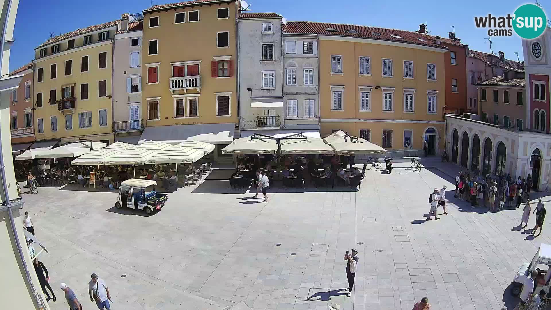 Webcam Rovinj Zentrum – Hauptplatz in Echtzeit