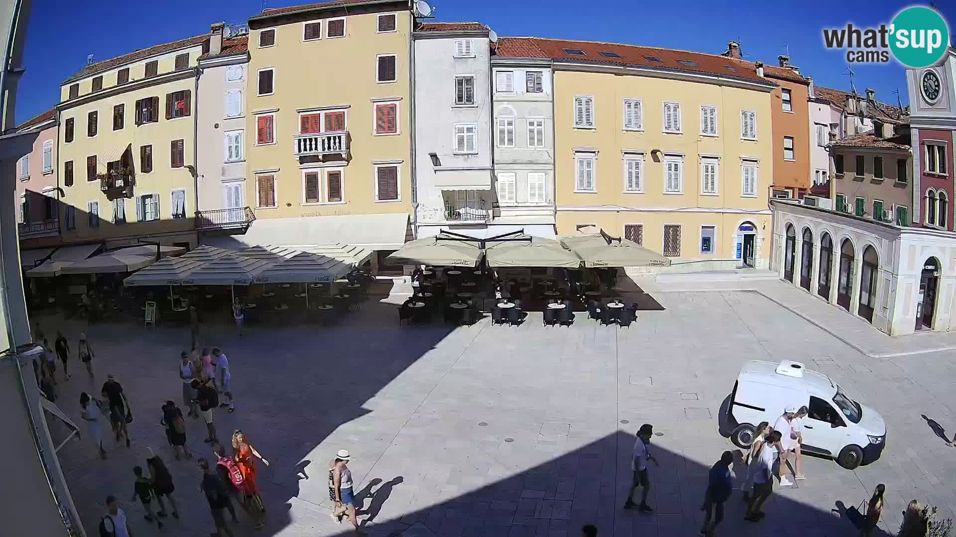 Webcam Rovinj Zentrum – Hauptplatz in Echtzeit