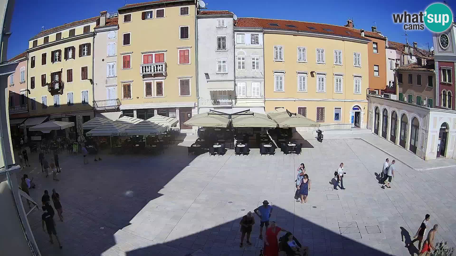 Webcam Rovinj Zentrum – Hauptplatz in Echtzeit