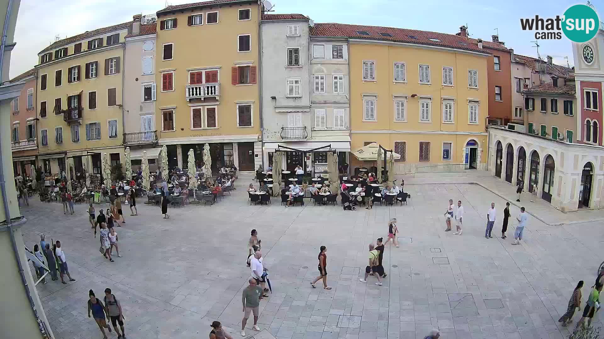 Webcam Rovinj Zentrum – Hauptplatz in Echtzeit