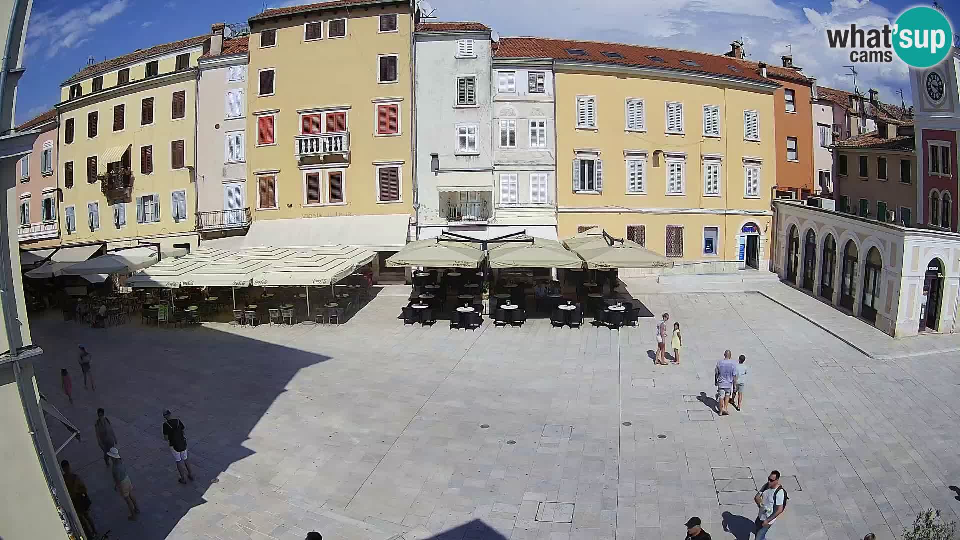 Webcam Rovinj Zentrum – Hauptplatz in Echtzeit