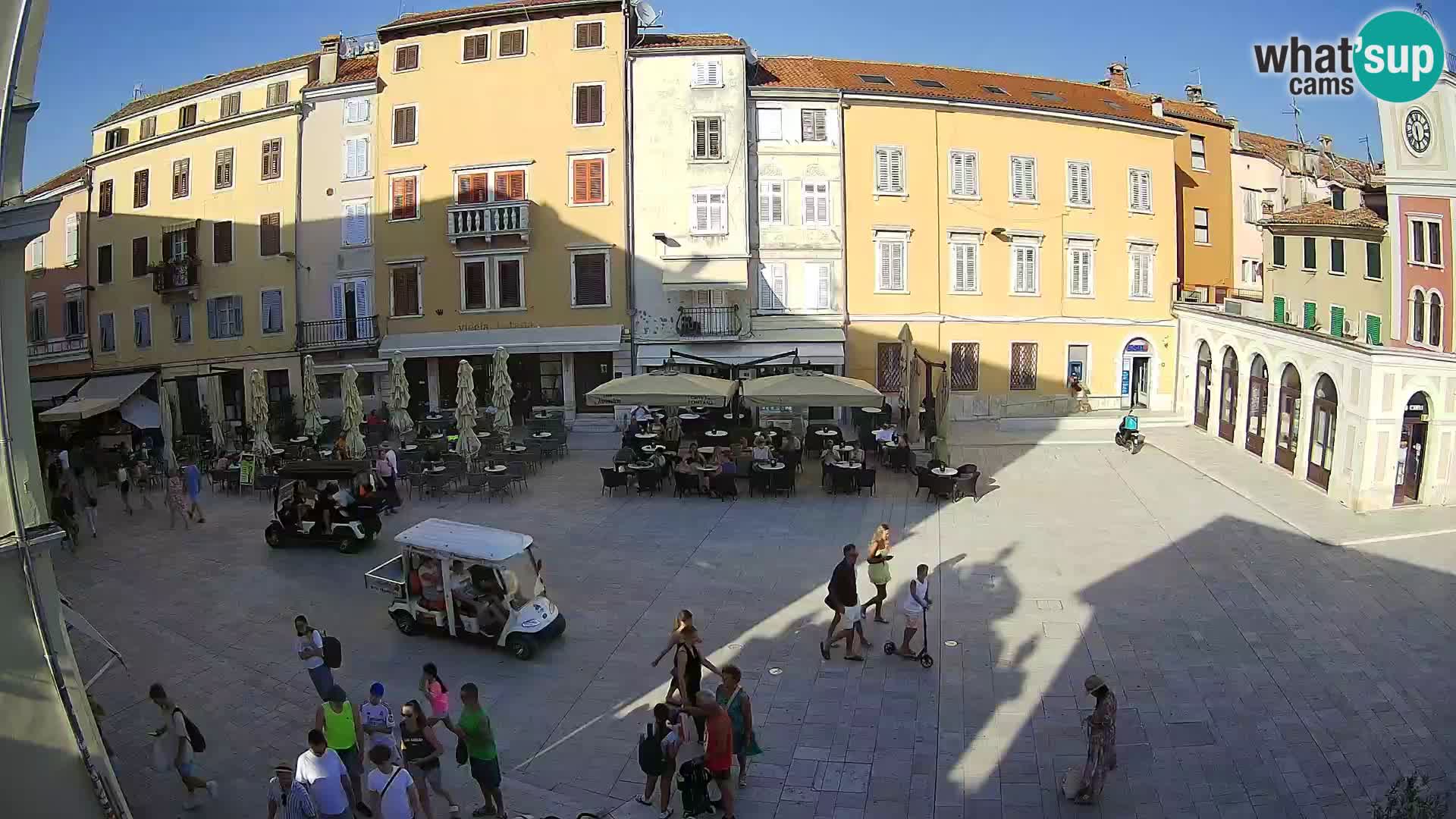 Webcam Rovinj Zentrum – Hauptplatz in Echtzeit