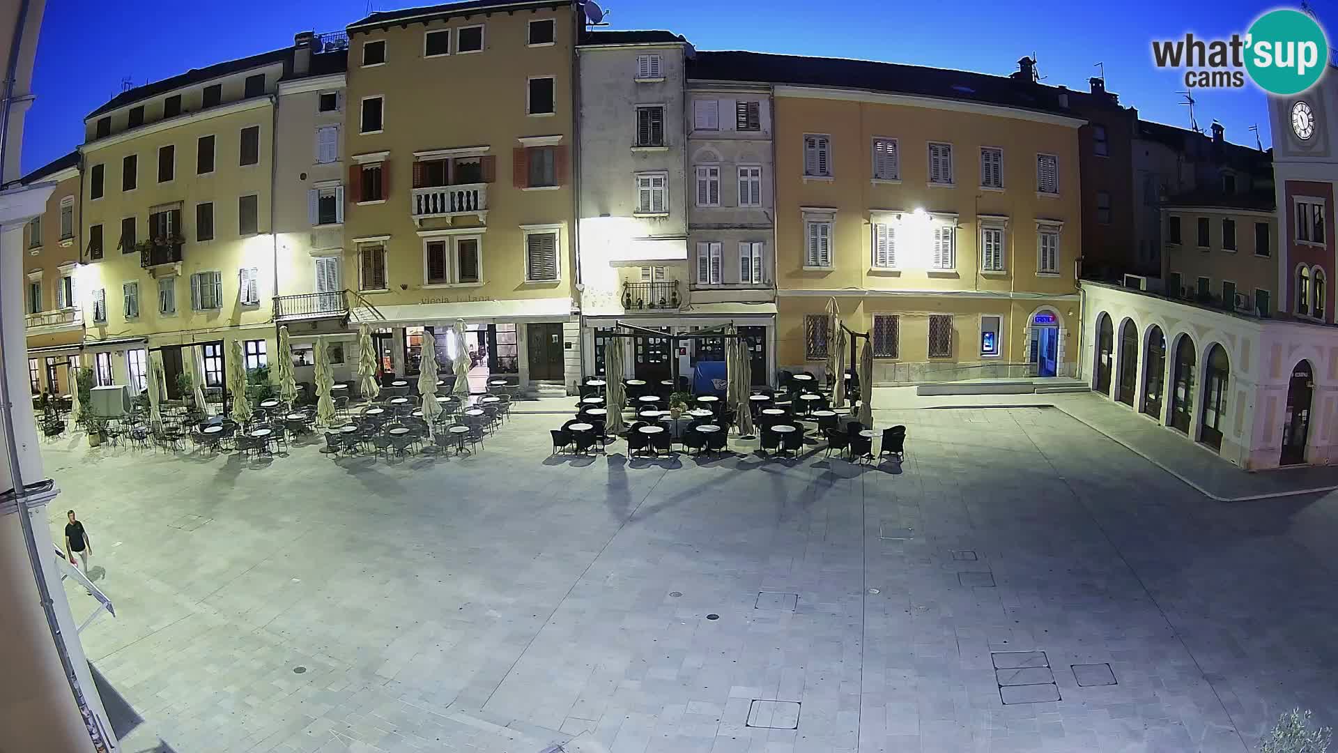 Webcam Rovinj Zentrum – Hauptplatz in Echtzeit