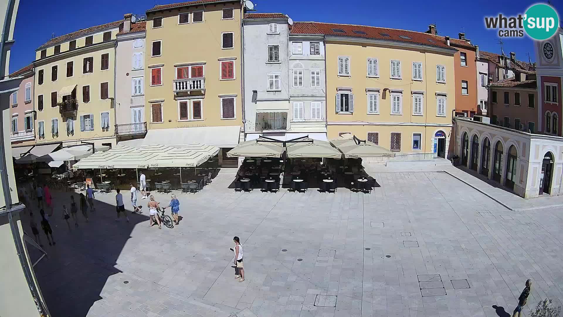 Webcam Rovinj Zentrum – Hauptplatz in Echtzeit
