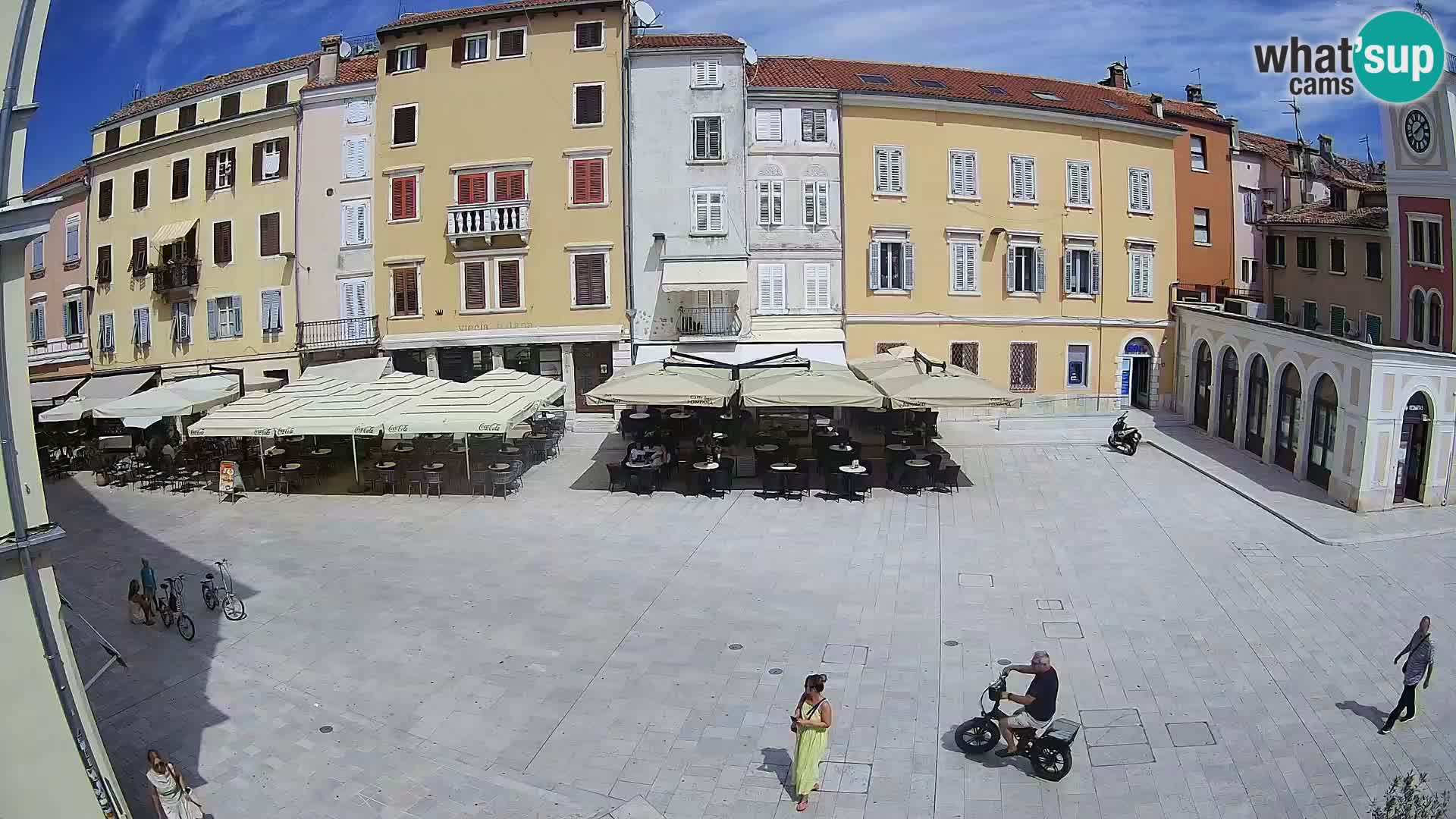 Webcam Rovinj Zentrum – Hauptplatz in Echtzeit