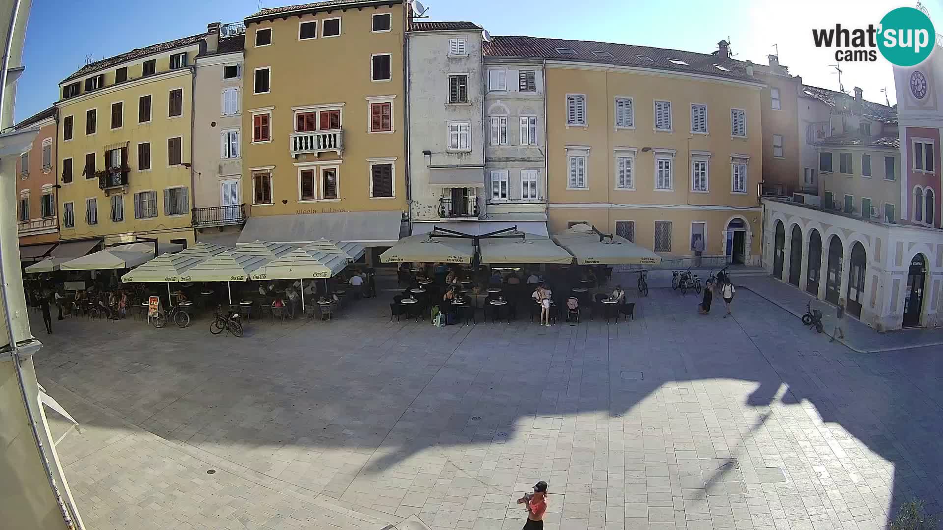 Webcam Rovinj Zentrum – Hauptplatz in Echtzeit