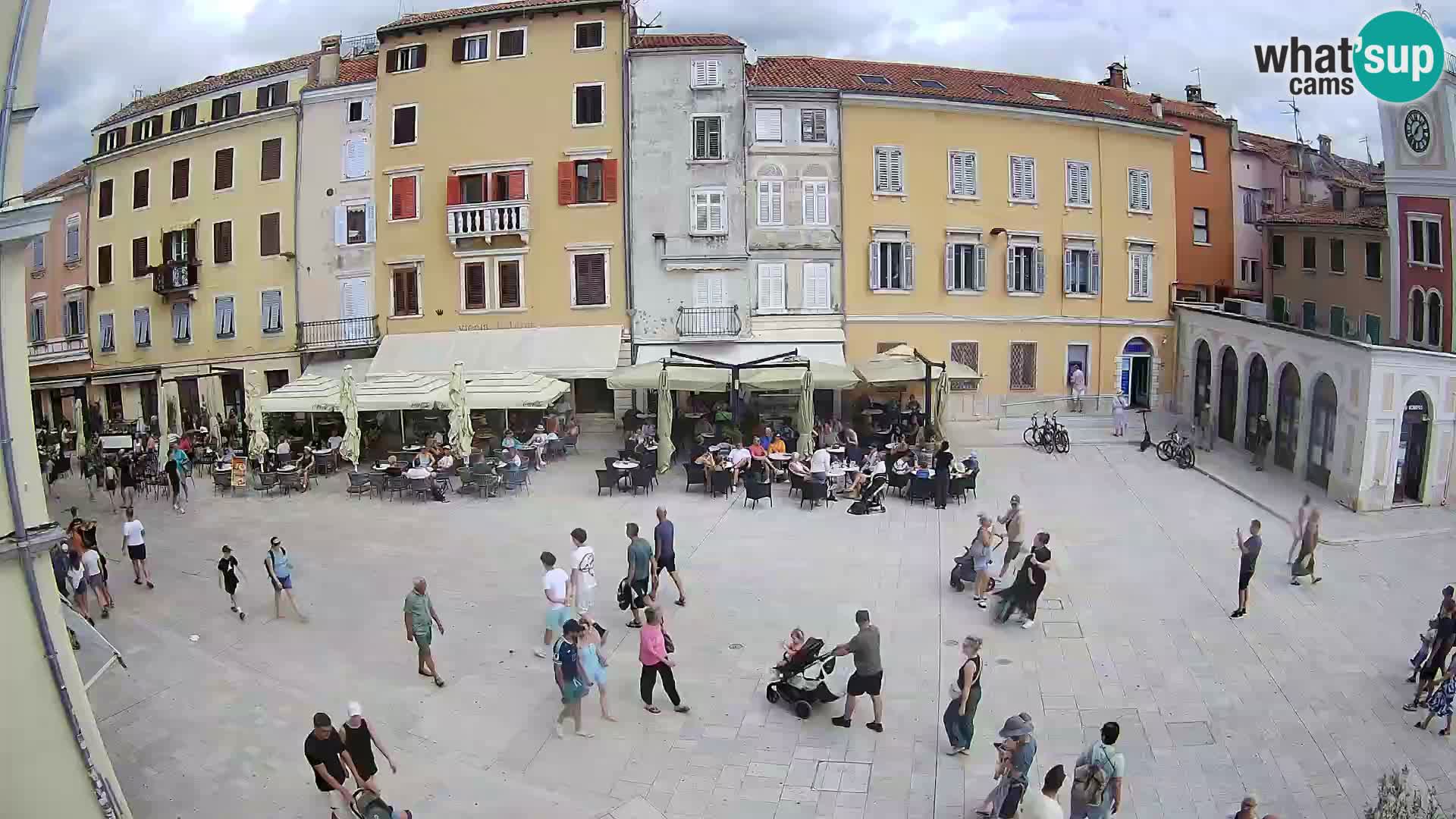Webcam Rovinj Zentrum – Hauptplatz in Echtzeit