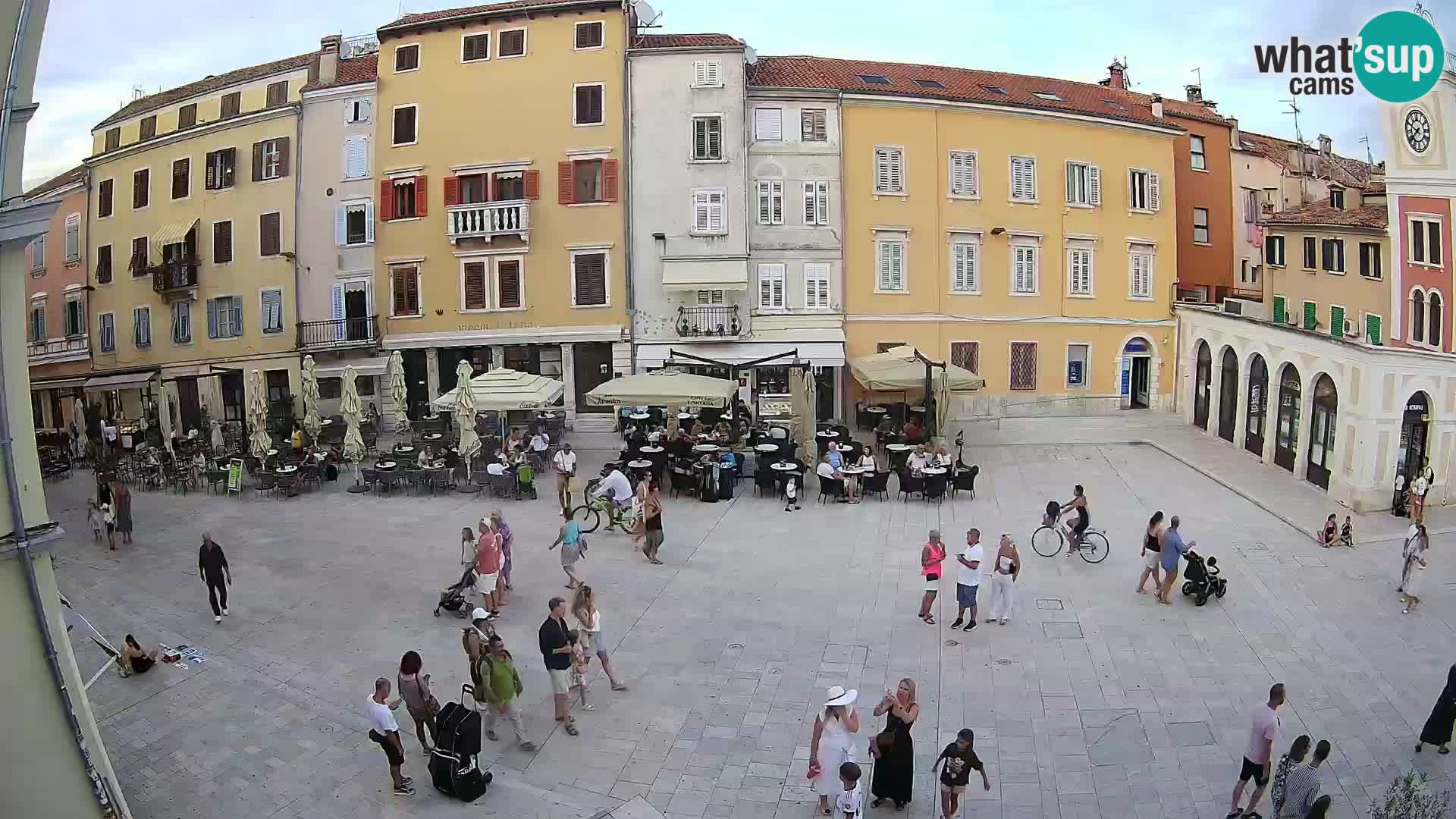 Webcam Rovinj Zentrum – Hauptplatz in Echtzeit