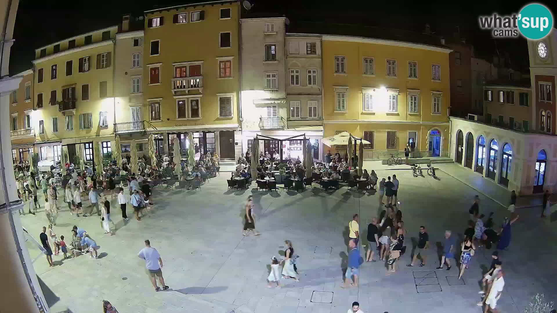 Webcam Rovinj Zentrum – Hauptplatz in Echtzeit