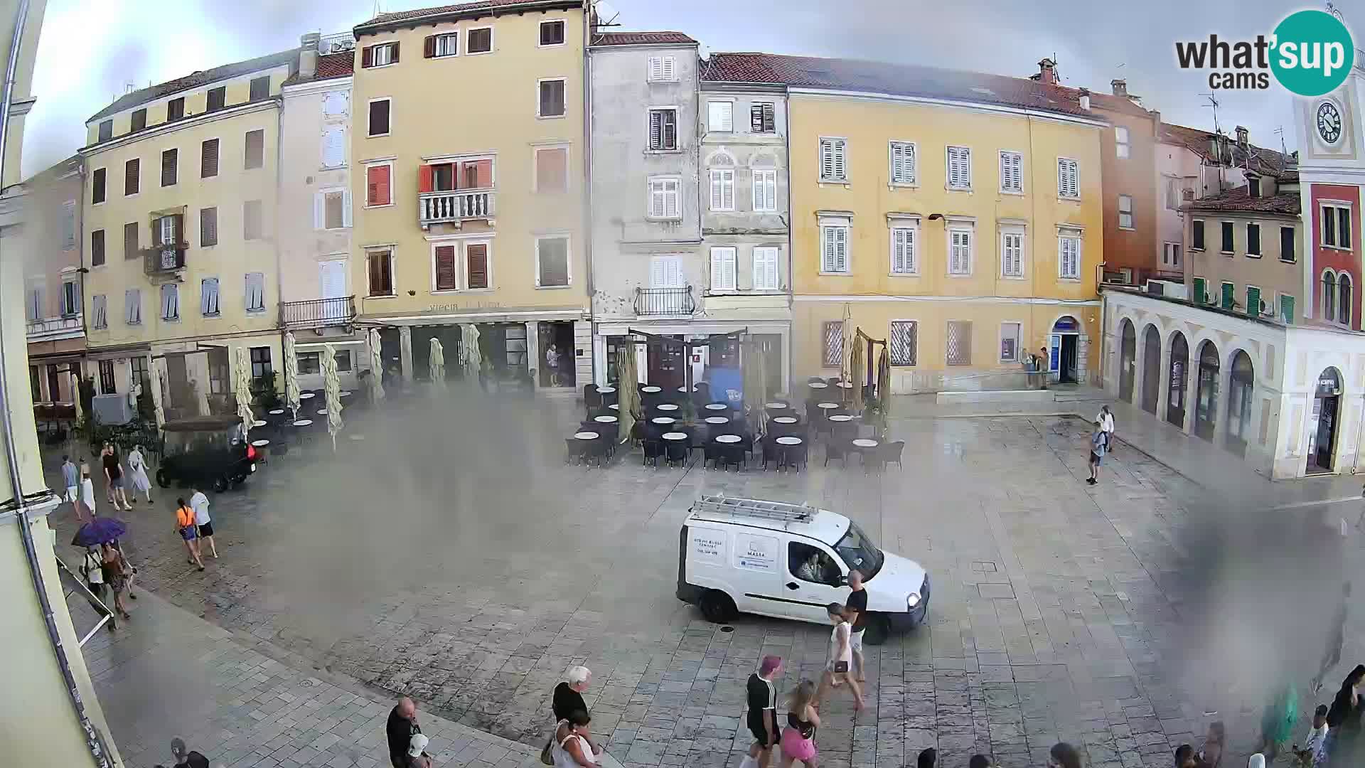 Webcam Rovinj Zentrum – Hauptplatz in Echtzeit