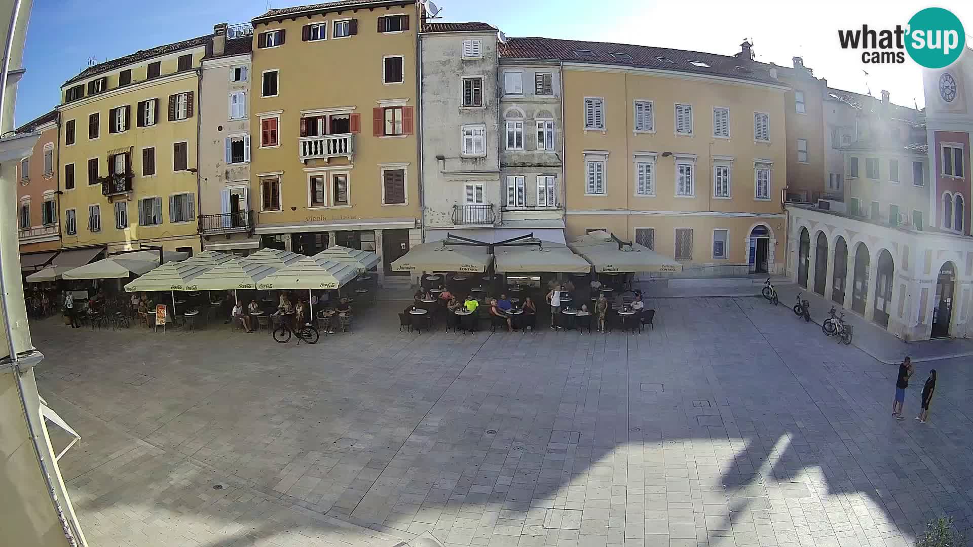 Webcam Rovinj Zentrum – Hauptplatz in Echtzeit