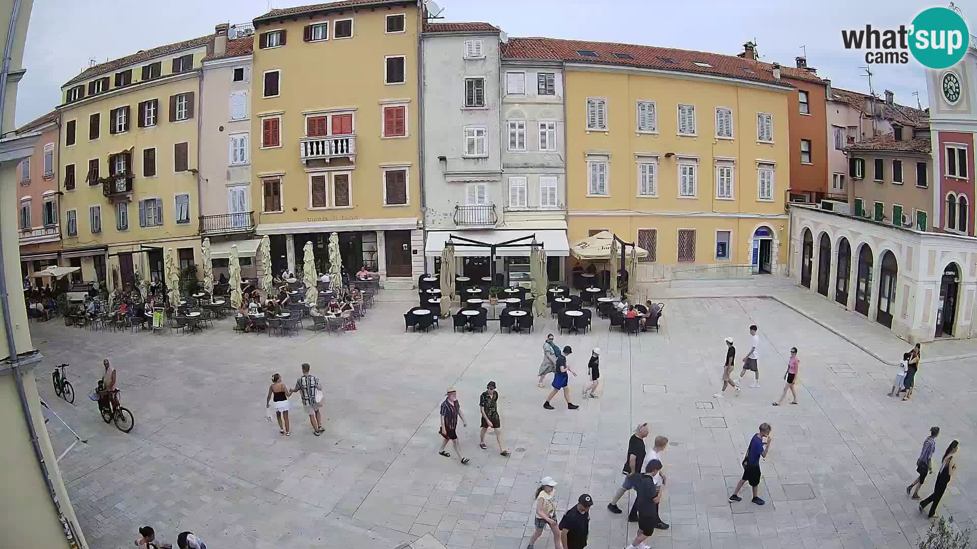 Webcam Rovinj Zentrum – Hauptplatz in Echtzeit