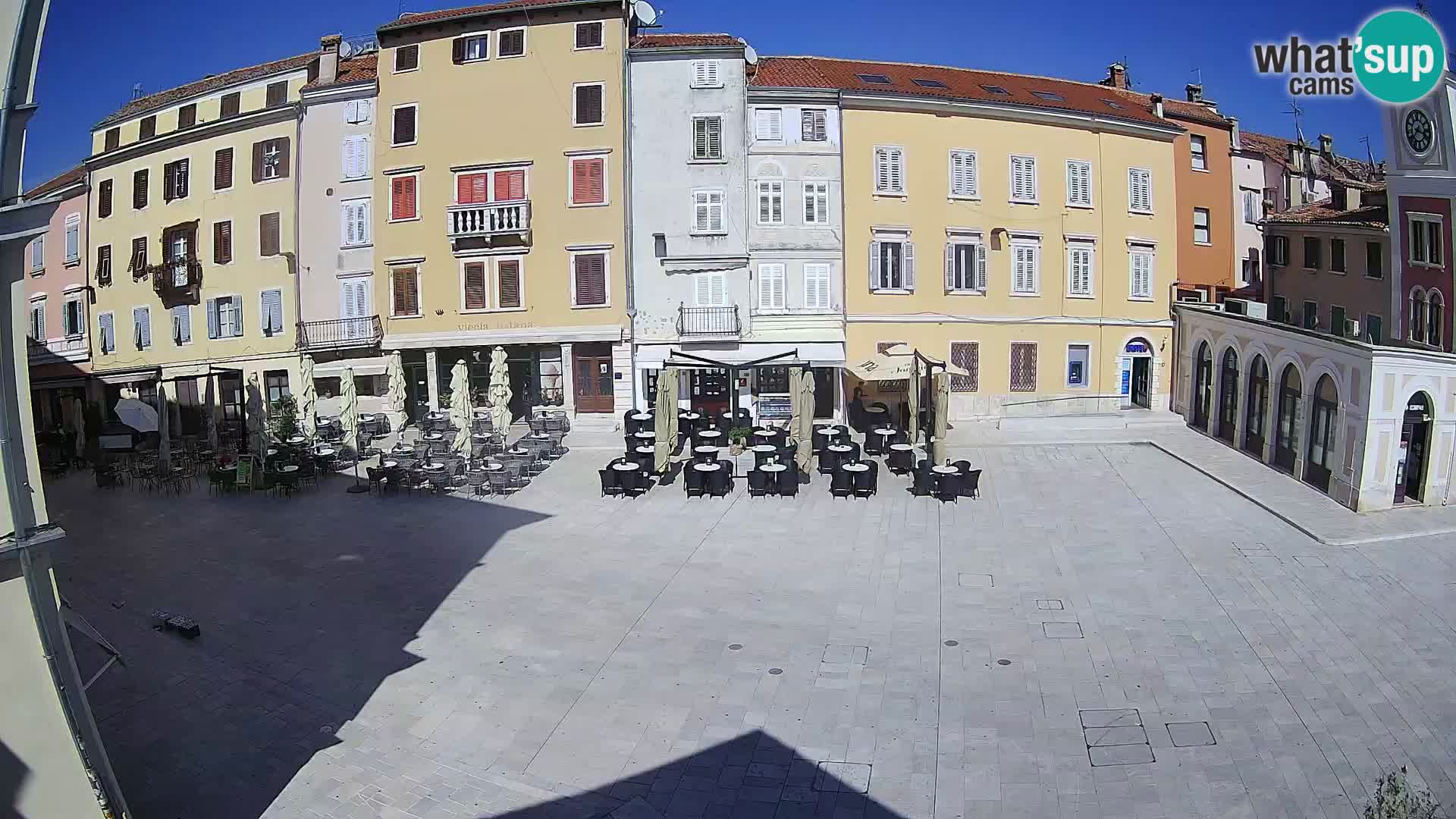 Webcam Rovinj Zentrum – Hauptplatz in Echtzeit
