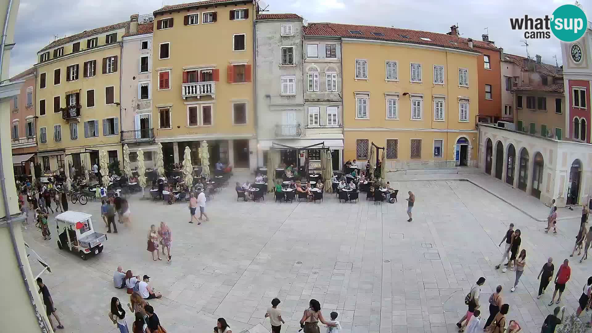 Webcam Rovinj Zentrum – Hauptplatz in Echtzeit