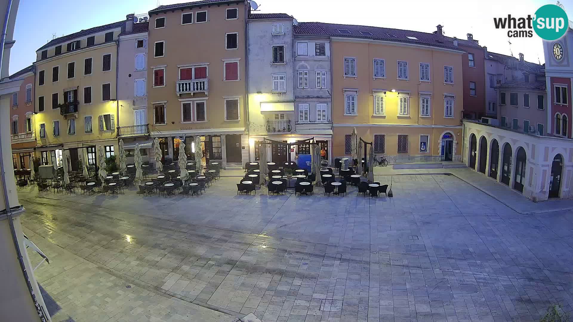 Webcam Rovinj Zentrum – Hauptplatz in Echtzeit