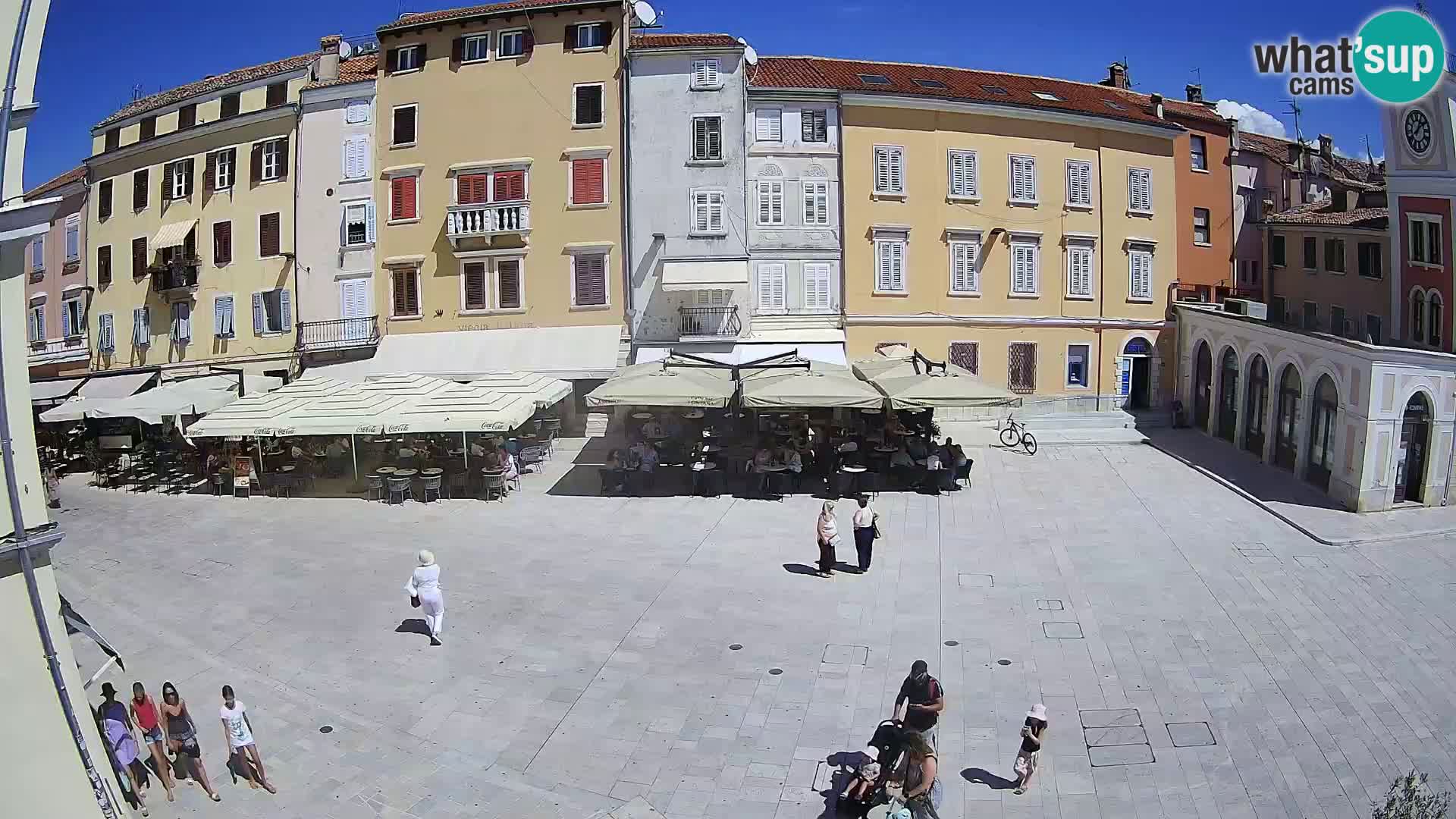 Webcam Rovinj Zentrum – Hauptplatz in Echtzeit