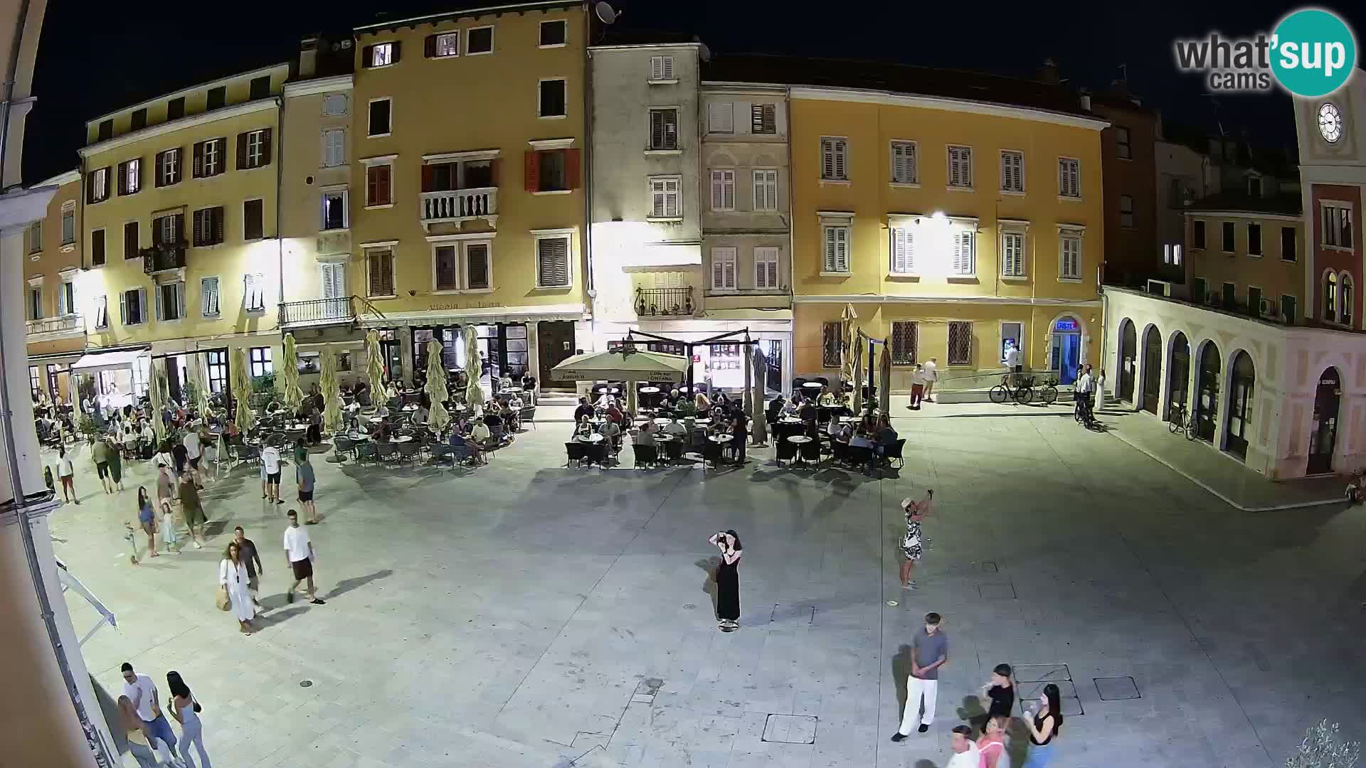 Webcam Rovinj Zentrum – Hauptplatz in Echtzeit