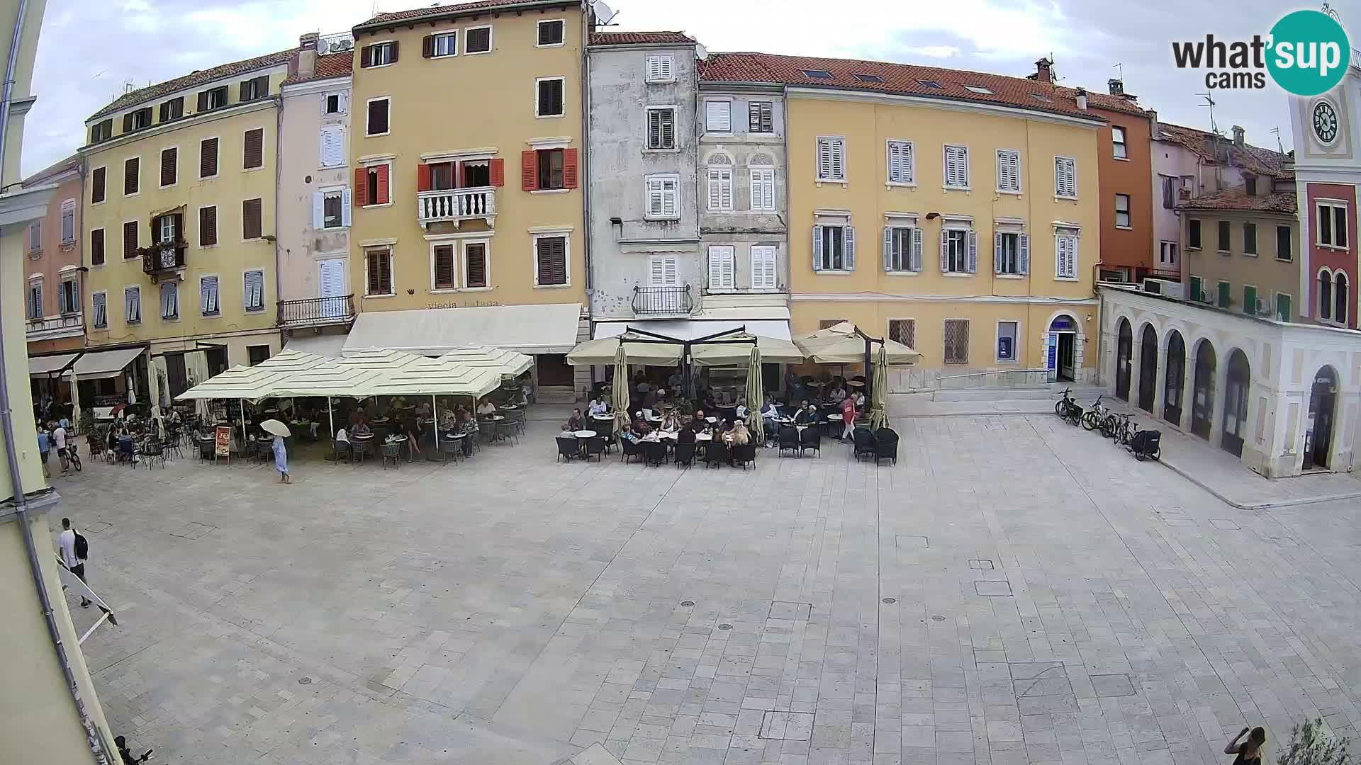 Webcam Rovinj Zentrum – Hauptplatz in Echtzeit