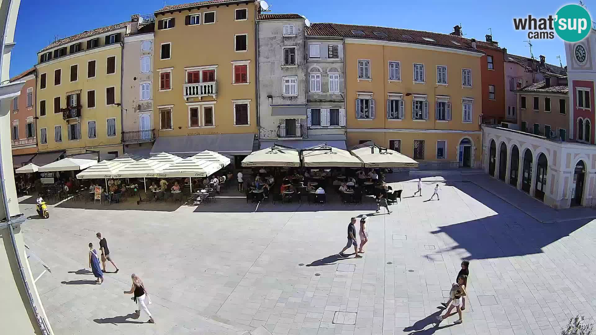 Webcam Rovinj Zentrum – Hauptplatz in Echtzeit