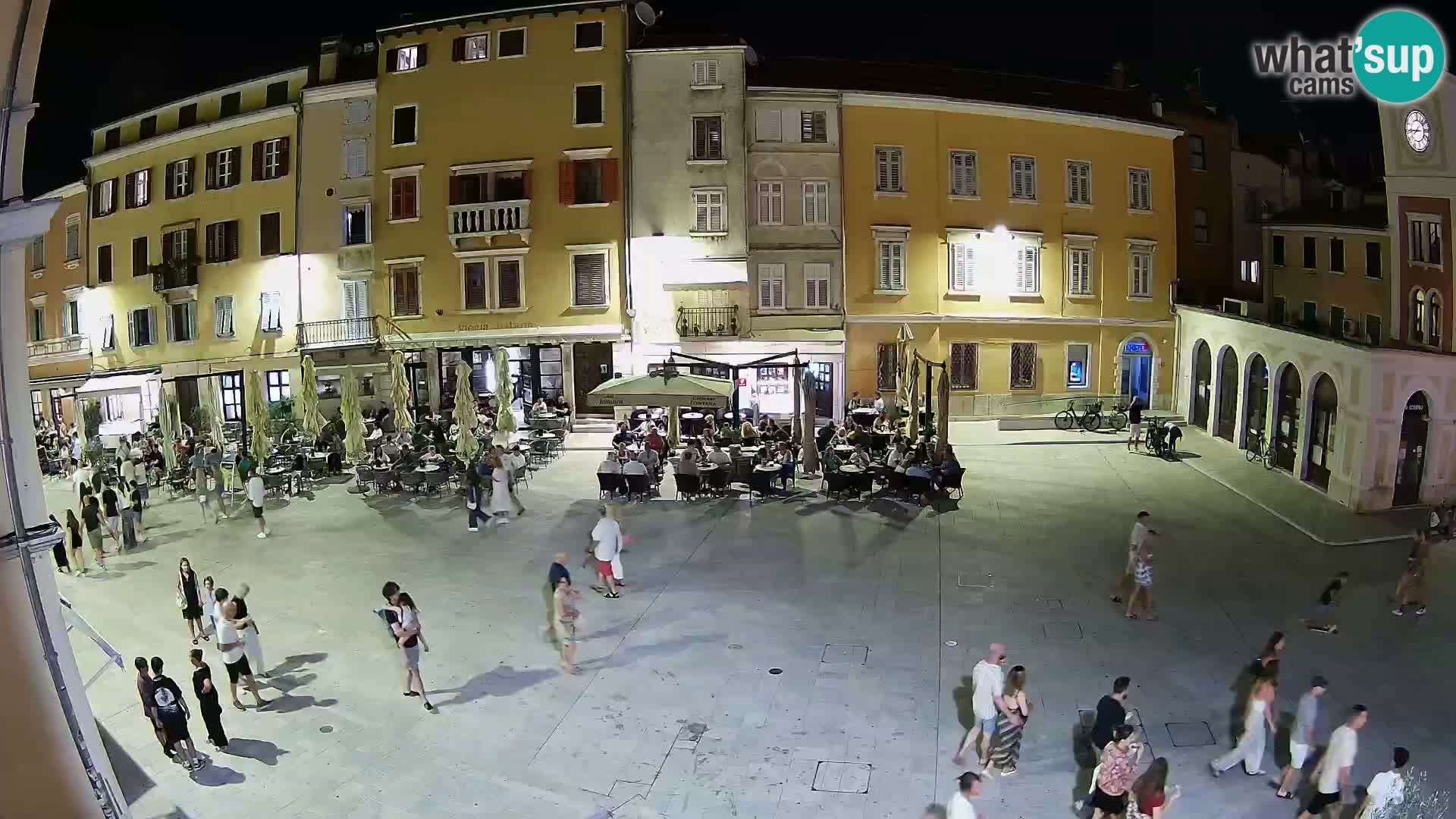 Webcam Rovinj Zentrum – Hauptplatz in Echtzeit