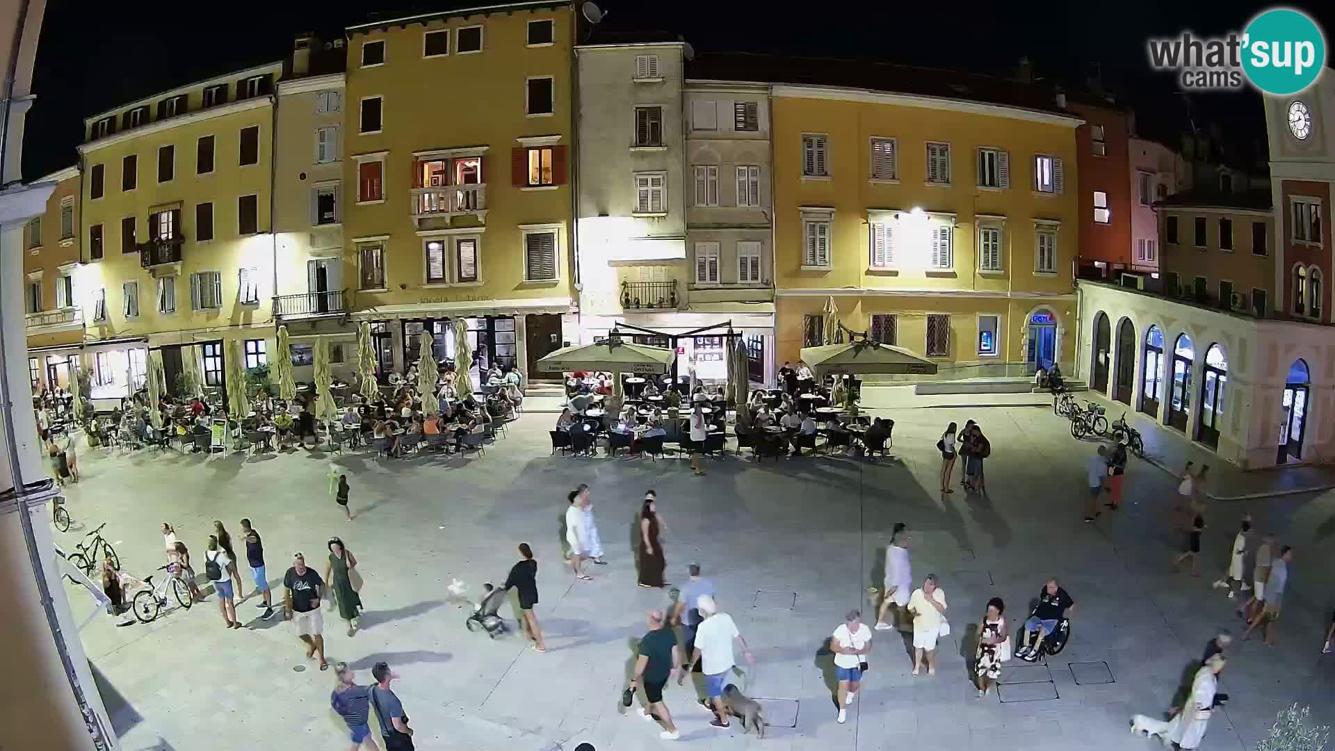 Webcam Rovinj Zentrum – Hauptplatz in Echtzeit