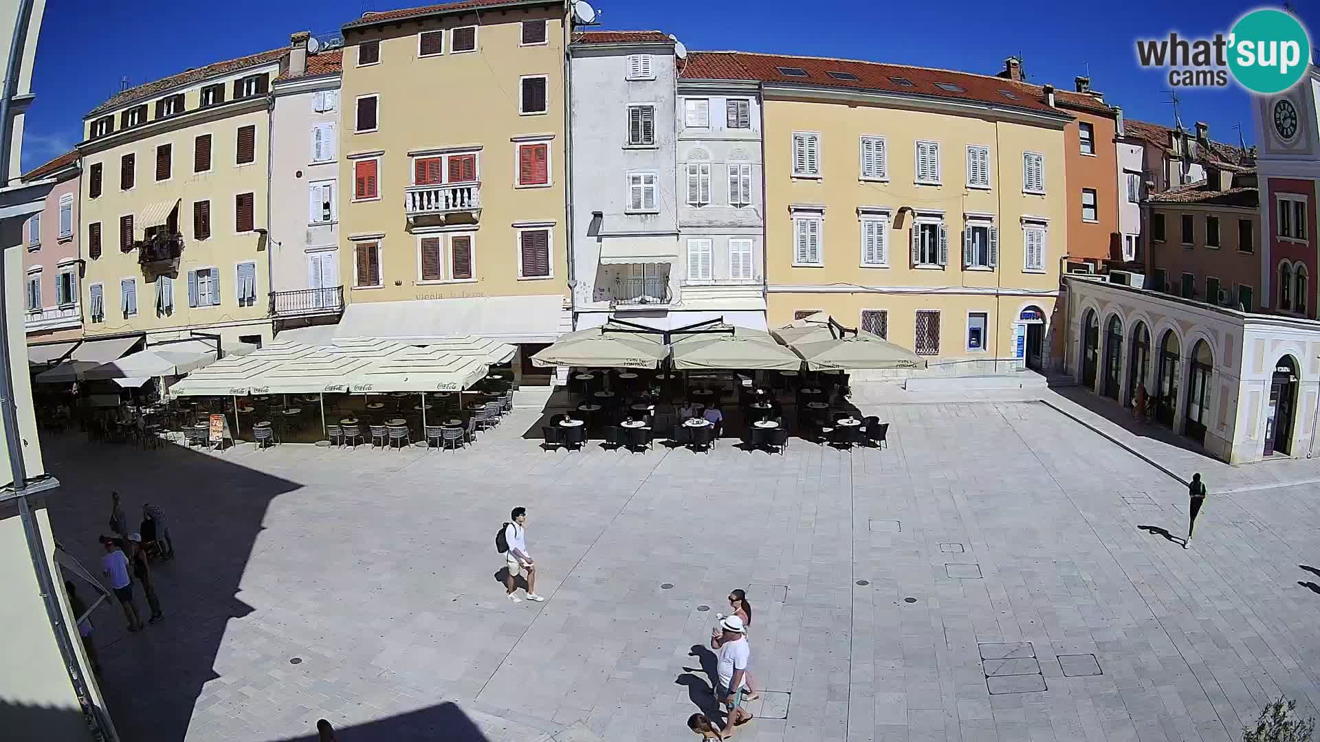 Webcam Rovinj Zentrum – Hauptplatz in Echtzeit