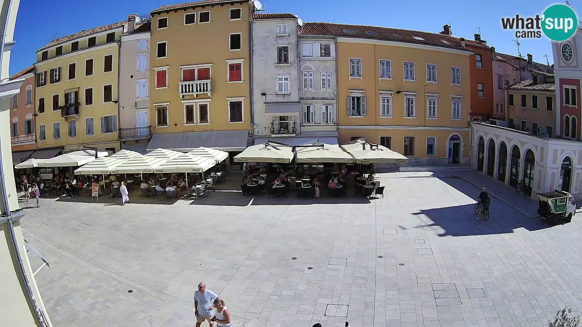 Webcam Rovinj Zentrum – Hauptplatz in Echtzeit