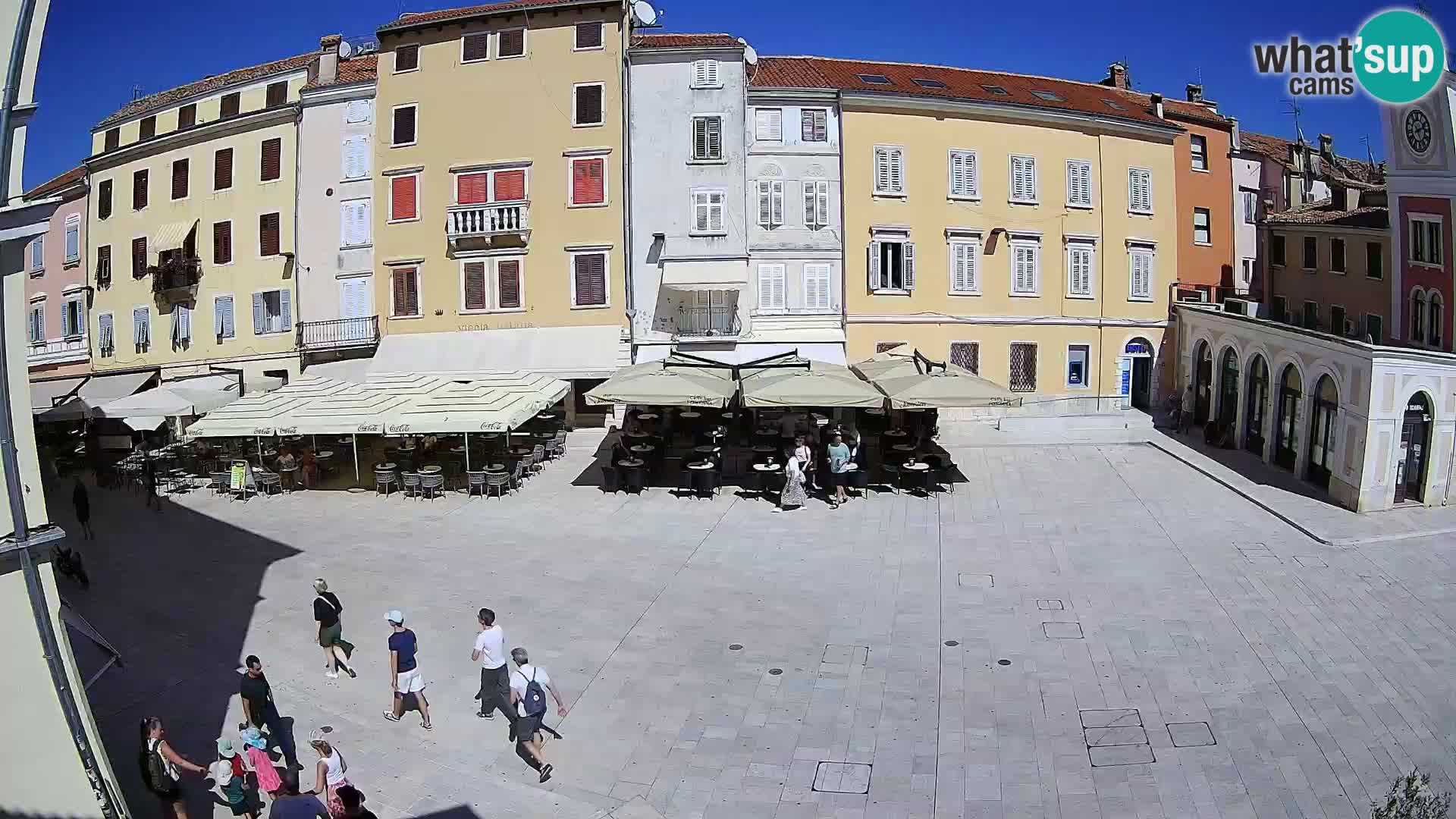 Webcam Rovinj Center – Plaza Principal