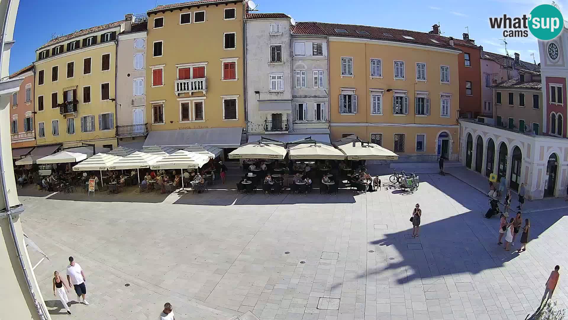 Webcam Rovinj Center – Plaza Principal