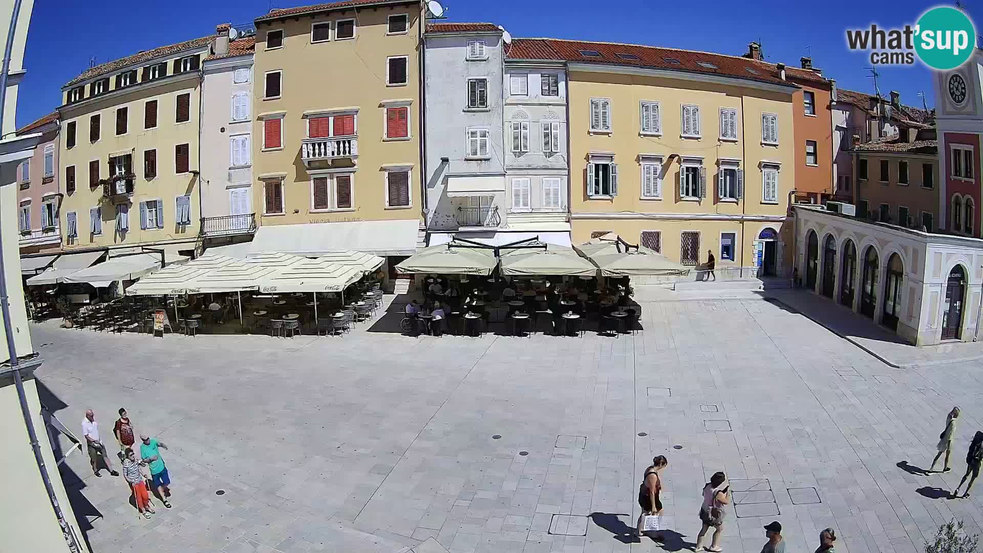 Webcam Rovinj Zentrum – Hauptplatz in Echtzeit