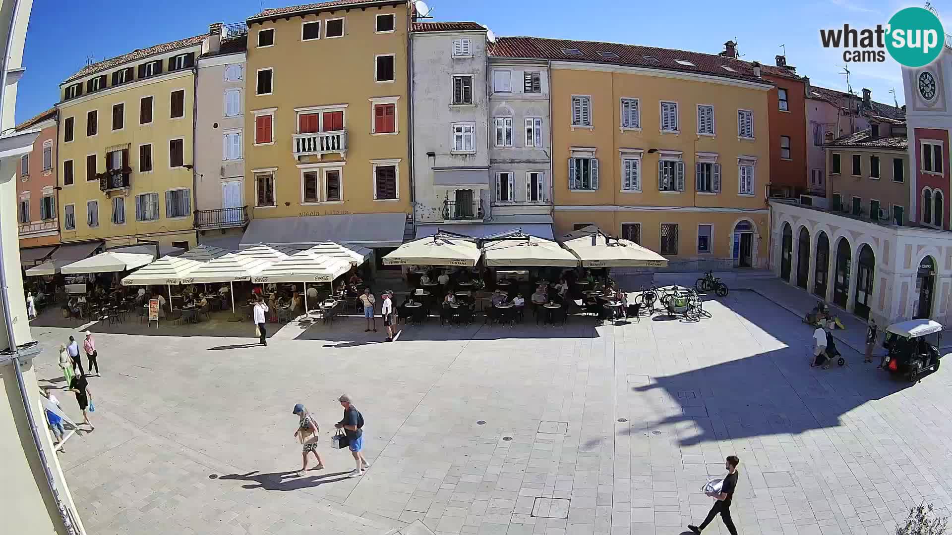 Webcam Rovinj Center – Plaza Principal