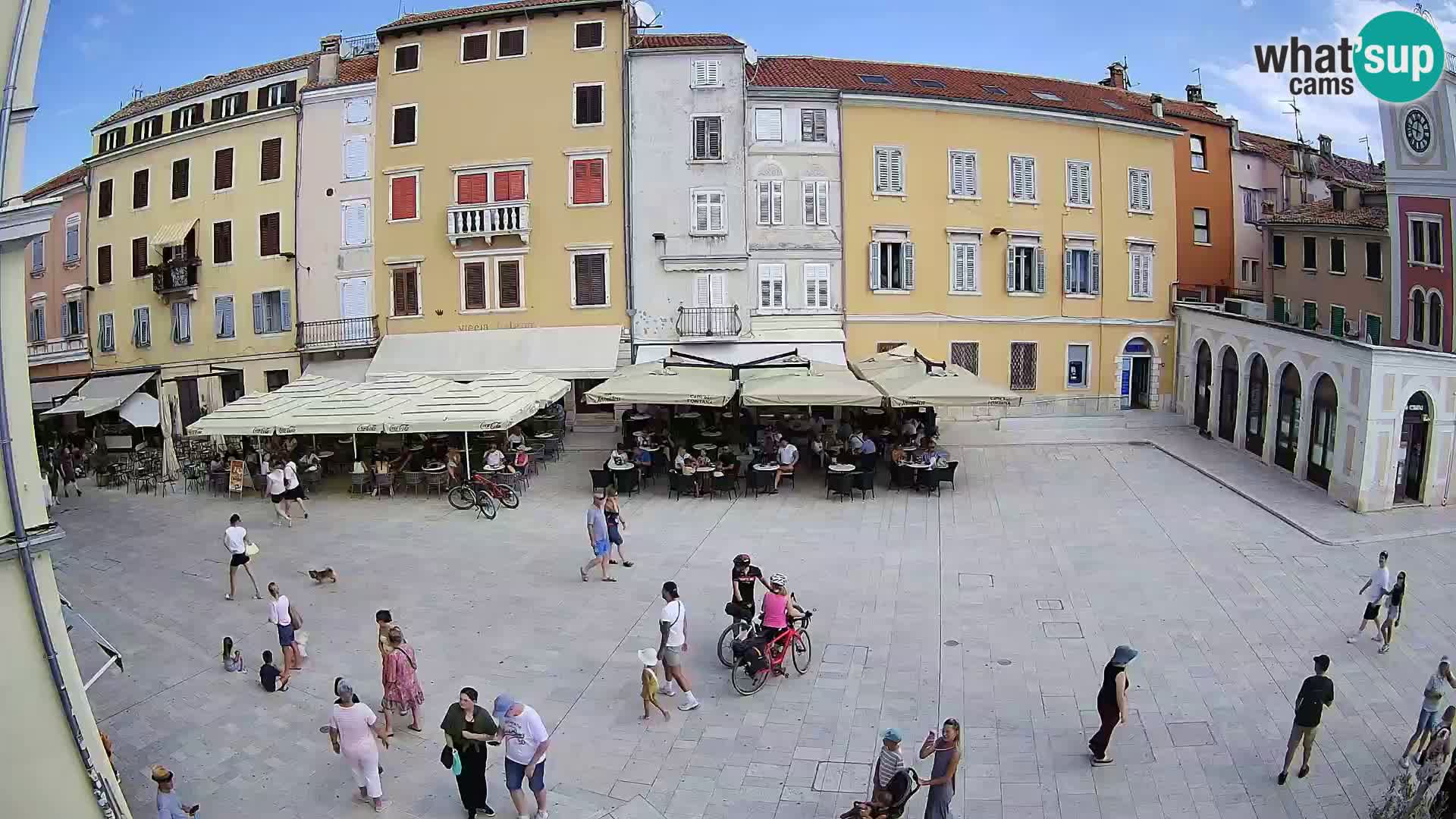 Webcam Rovinj Zentrum – Hauptplatz in Echtzeit
