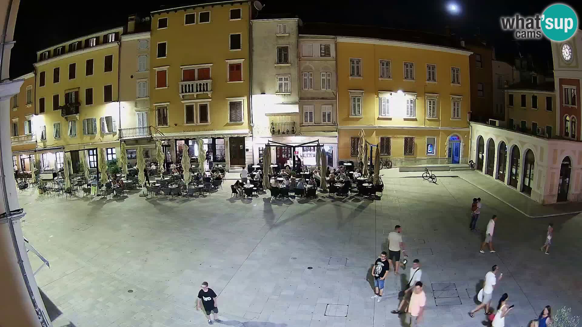 Webcam Rovinj Zentrum – Hauptplatz in Echtzeit