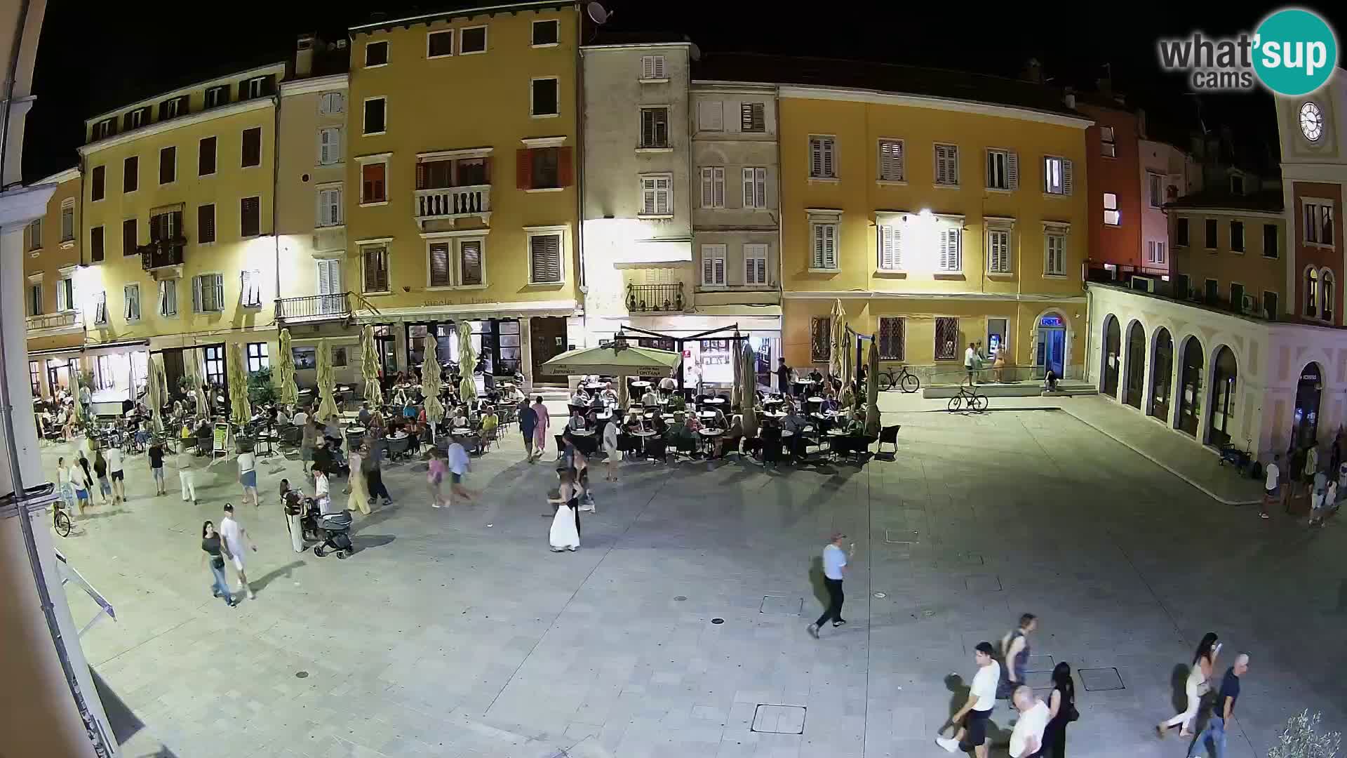 Webcam Rovinj Zentrum – Hauptplatz in Echtzeit