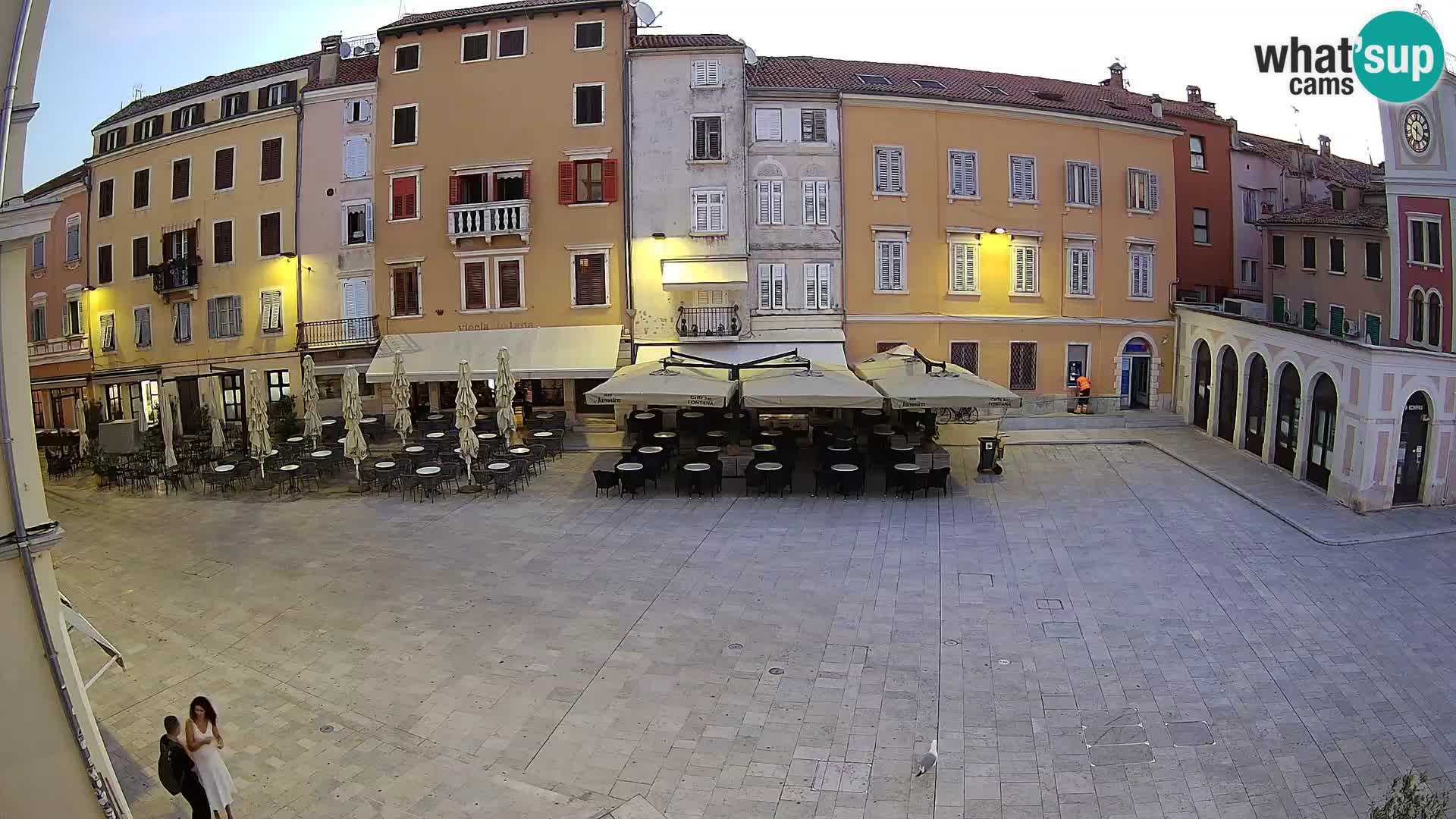 Webcam Rovinj Center – Plaza Principal
