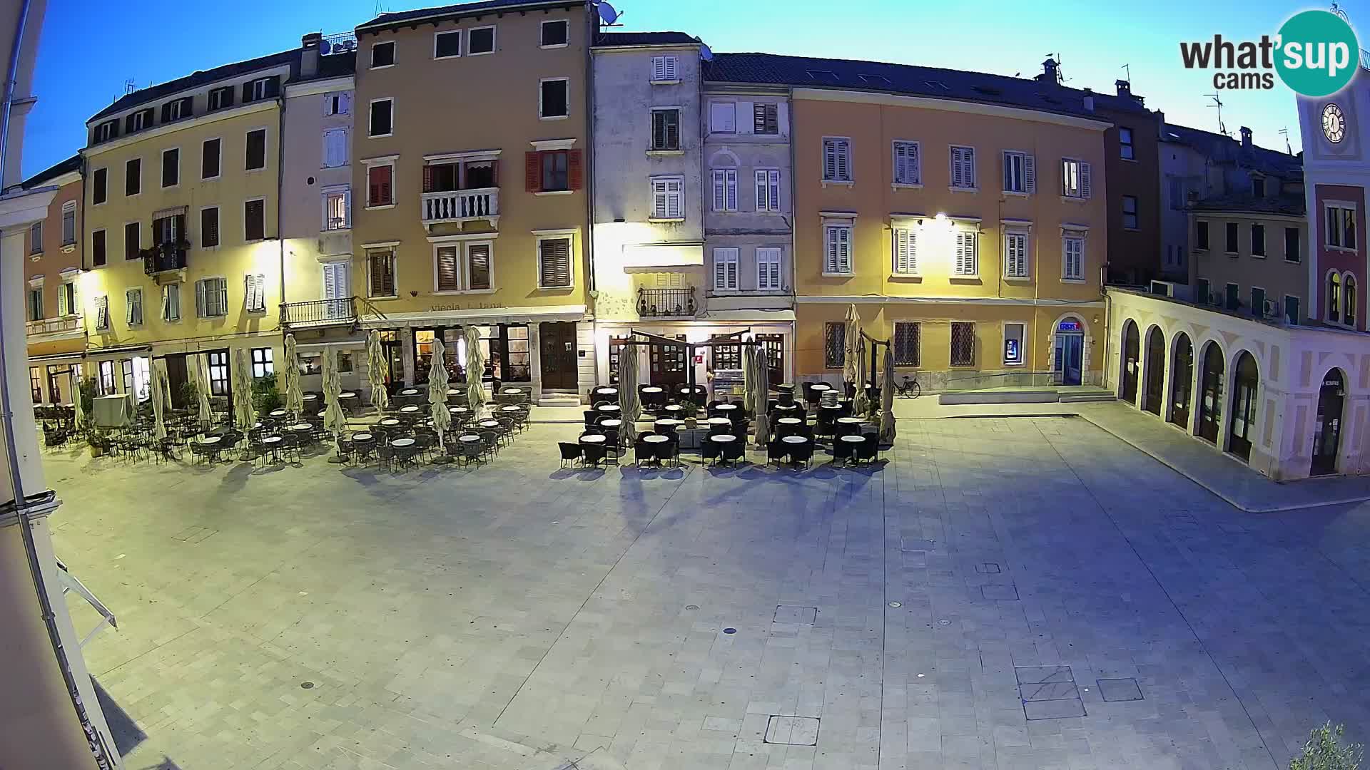 Webcam Rovinj Zentrum – Hauptplatz in Echtzeit