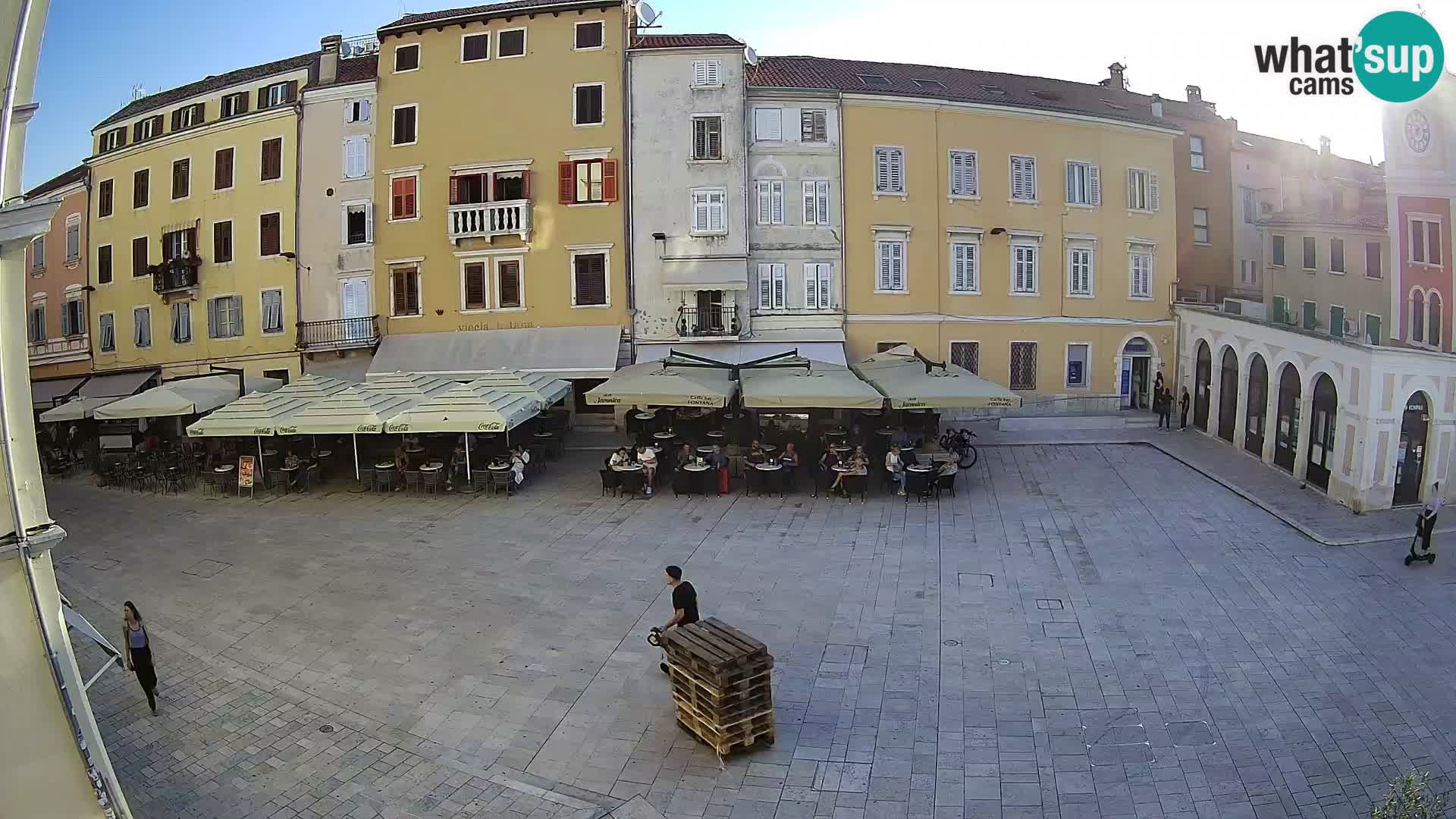 Webcam Rovinj Center – Plaza Principal
