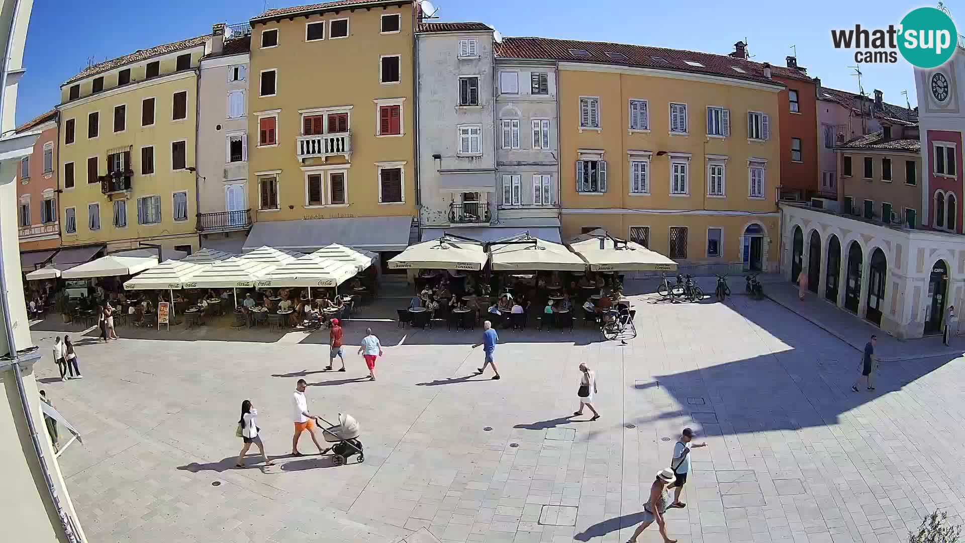 Webcam Rovinj Center – Plaza Principal