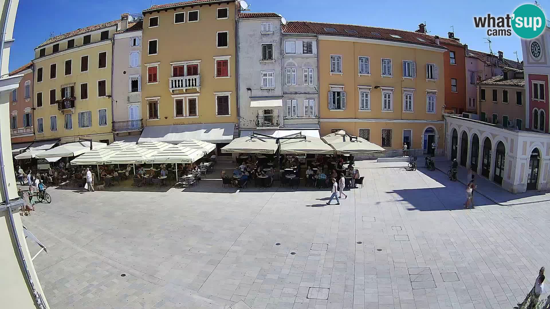 Webcam Rovinj Center – Plaza Principal