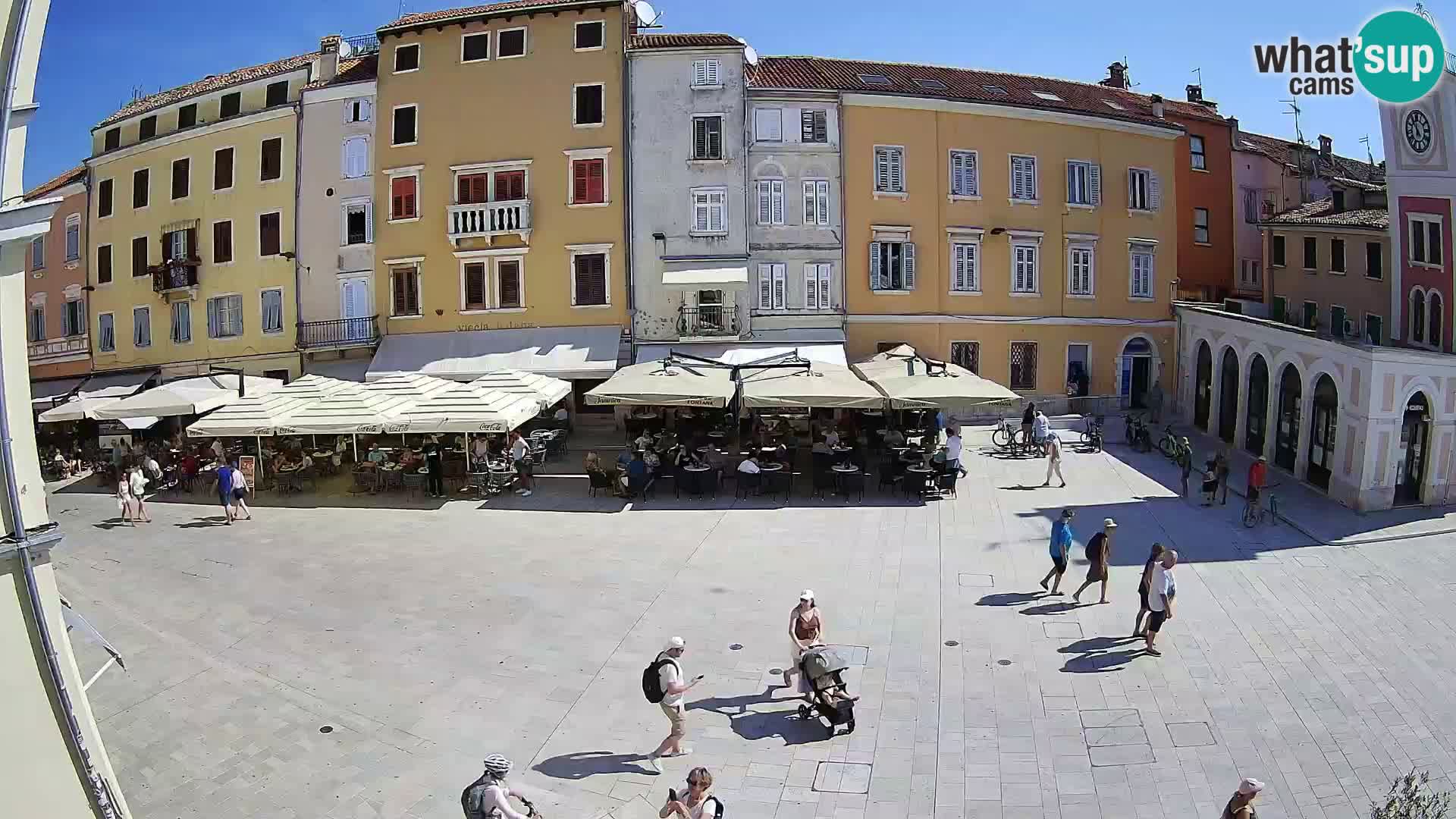 Webcam Rovinj Center – Plaza Principal