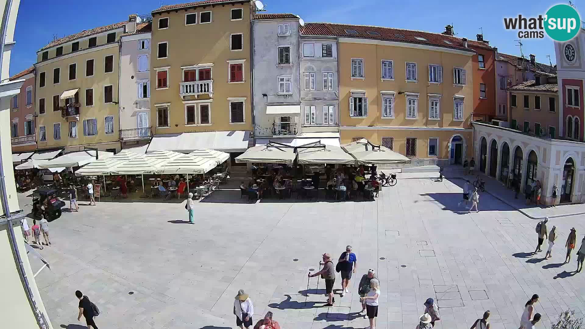 Webcam Rovinj Center – Plaza Principal