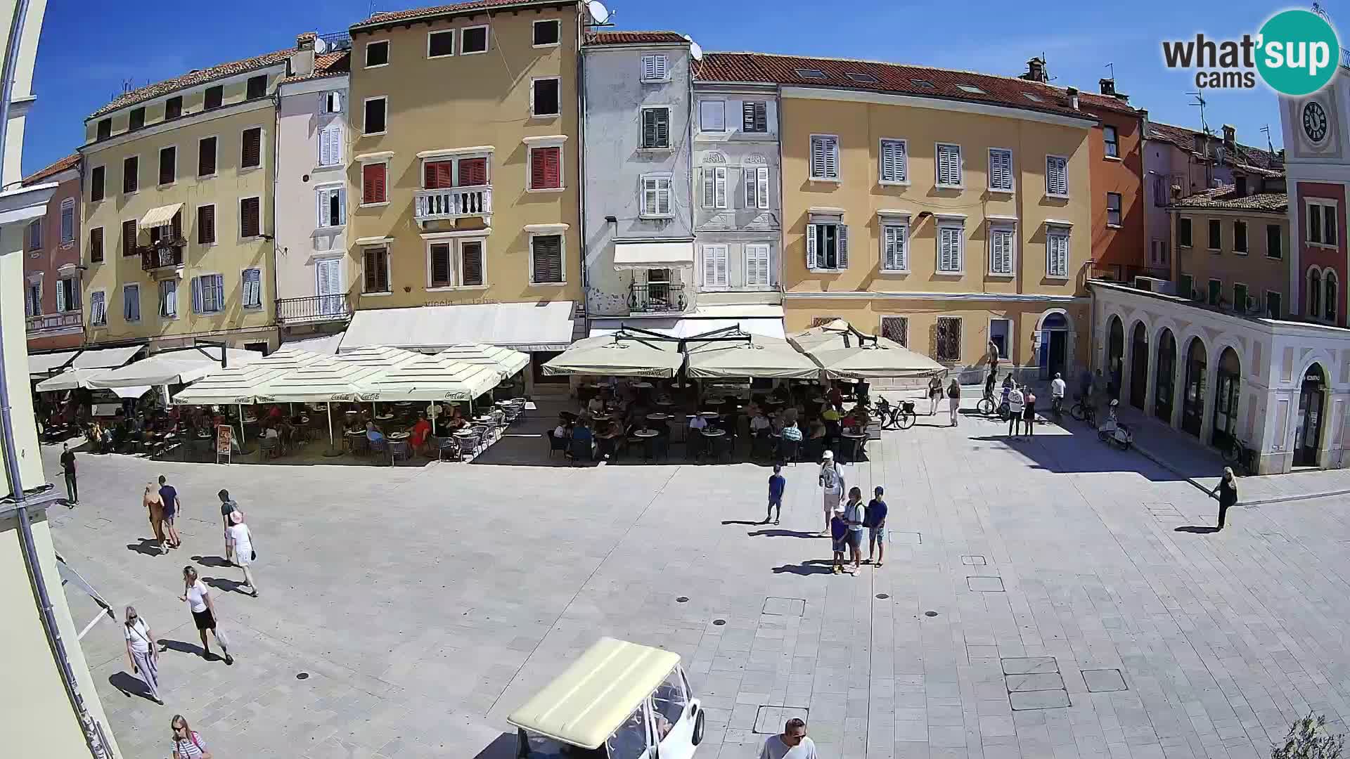 Webcam Rovinj Center – Plaza Principal