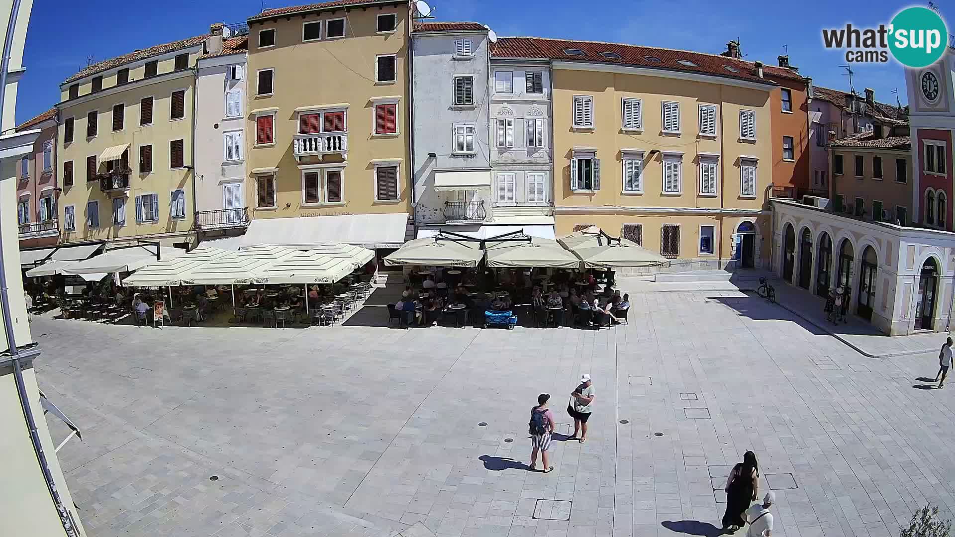 Webcam Rovinj Zentrum – Hauptplatz in Echtzeit