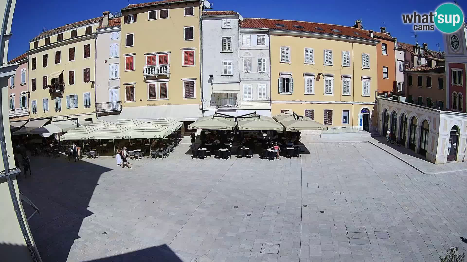 Webcam Rovinj Center – Plaza Principal