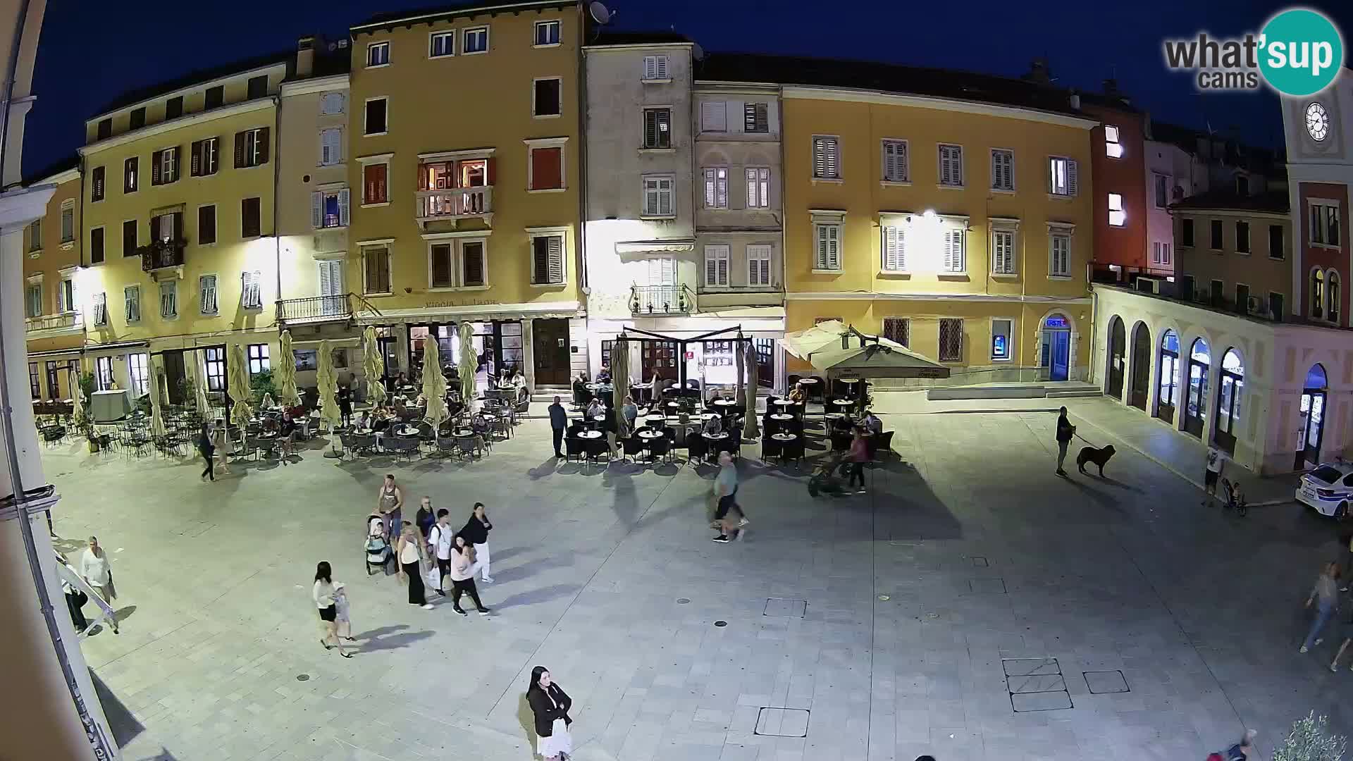 Webcam Rovinj Zentrum – Hauptplatz in Echtzeit